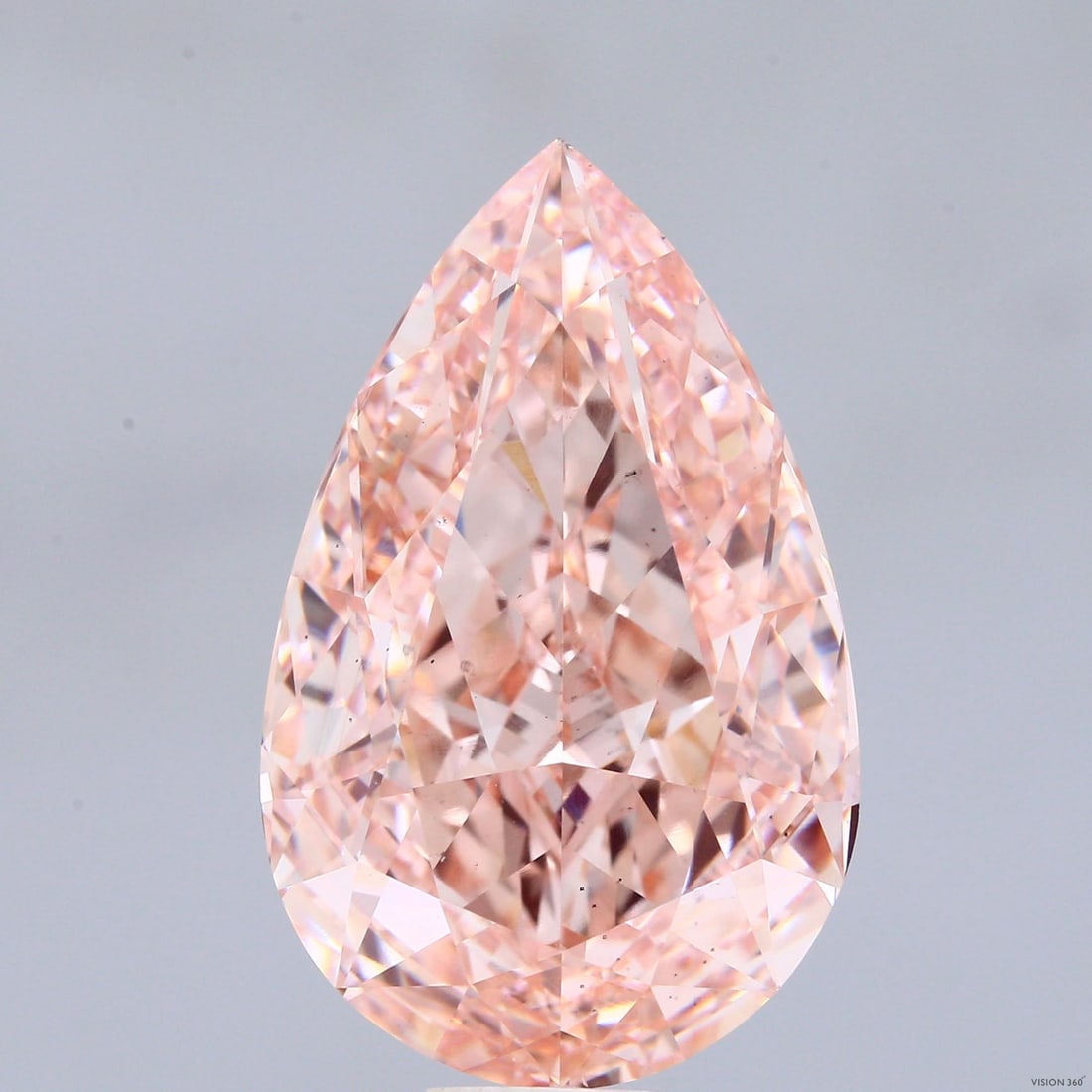 Loose Diamond - PEAR 20.07ct Fancy Intense Pink VS2: Loose Diamond - PEAR 20.07ct Fancy Intense Pink VS2 Source: This is a real non-mined Diamond that has been grown in a lab Shape: PEAR Carats: 20.07 Color: Fancy Intense Pink Certification: IGI Video: