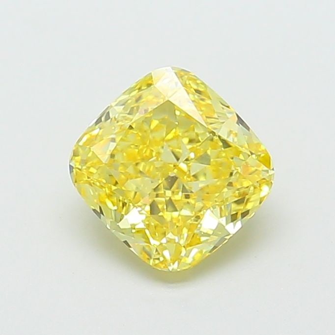 Loose Diamond - CUSHION MODIFIED 2.04ct Fancy Intense Yellow VS2: Loose Diamond - CUSHION MODIFIED 2.04ct Fancy Intense Yellow VS2 Source: This is a real non-mined Diamond that has been grown in a lab Shape: CUSHION MODIFIED Carats: 2.04 Color: Fancy Intense Yellow 