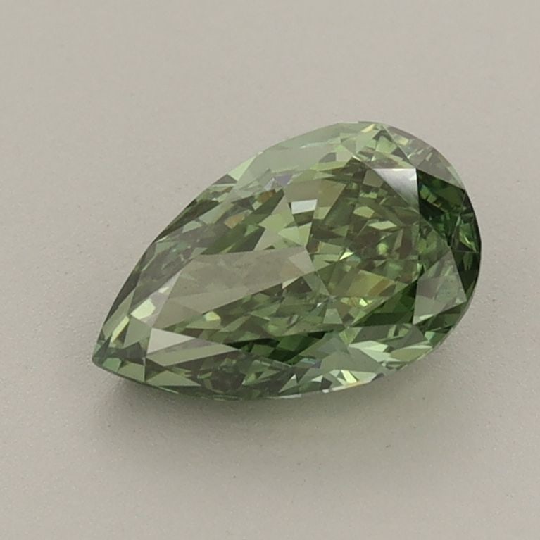 Loose Diamond - PEAR 1.02ct Fancy Vivid Green VS1: Loose Diamond - PEAR 1.02ct Fancy Vivid Green VS1 Source: This is a real non-mined Diamond that has been grown in a lab Shape: PEAR Carats: 1.02 Color: Fancy Vivid Green Certification: IGI Video: