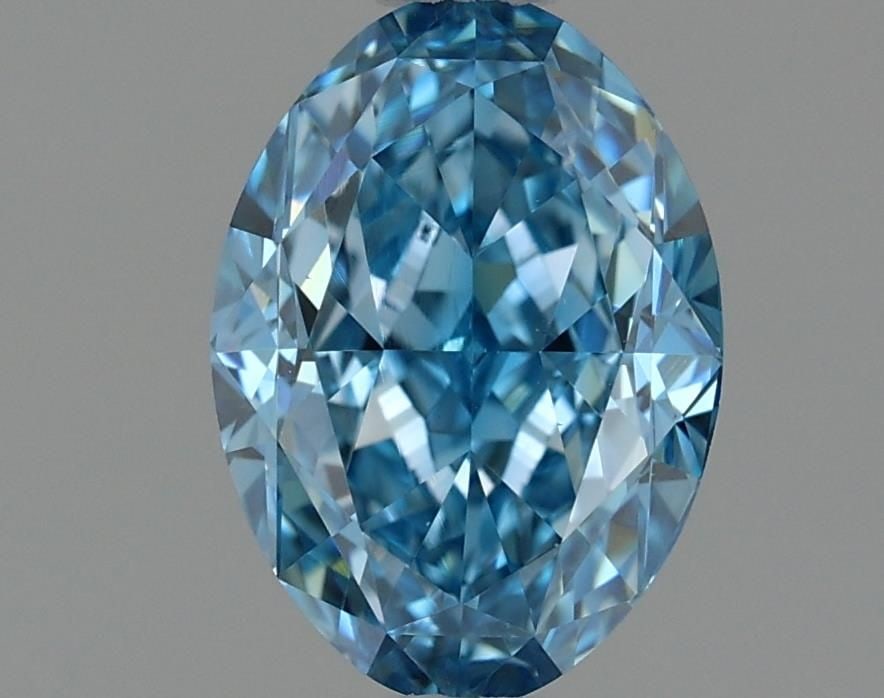 Loose Diamond - OVAL 1.37ct Fancy Vivid Blue VVS2: Loose Diamond - OVAL 1.37ct Fancy Vivid Blue VVS2 Source: This is a real non-mined Diamond that has been grown in a lab Shape: OVAL Carats: 1.37 Color: Fancy Vivid Blue Certification: IGI Video:
