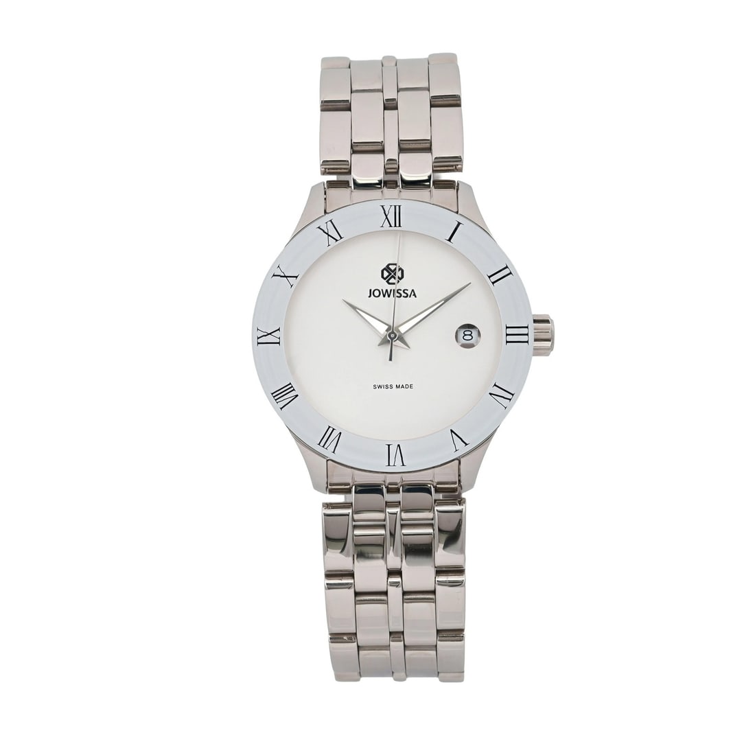 Jowissa Romo 38mm Stainless Steel Quartz Watch J2.167.M Casual White Dial: Jowissa Romo 38mm Stainless Steel Quartz Watch J2.167.M Casual White Dial Discover the elegance of the Jowissa Romo 38mm Stainless Steel Men's Quartz Watch. This casual wristwatch features a sleek whi