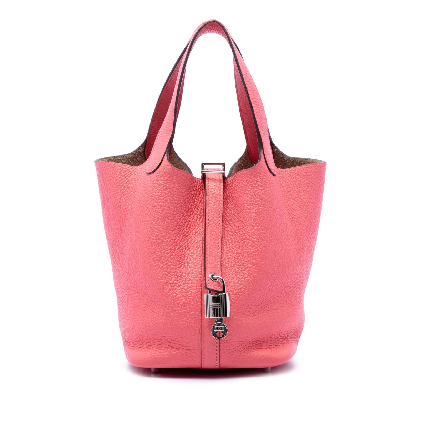 Hermes Picotin Lock 18 Clemence Leather Bag Rose Azalee (1 of 6)
