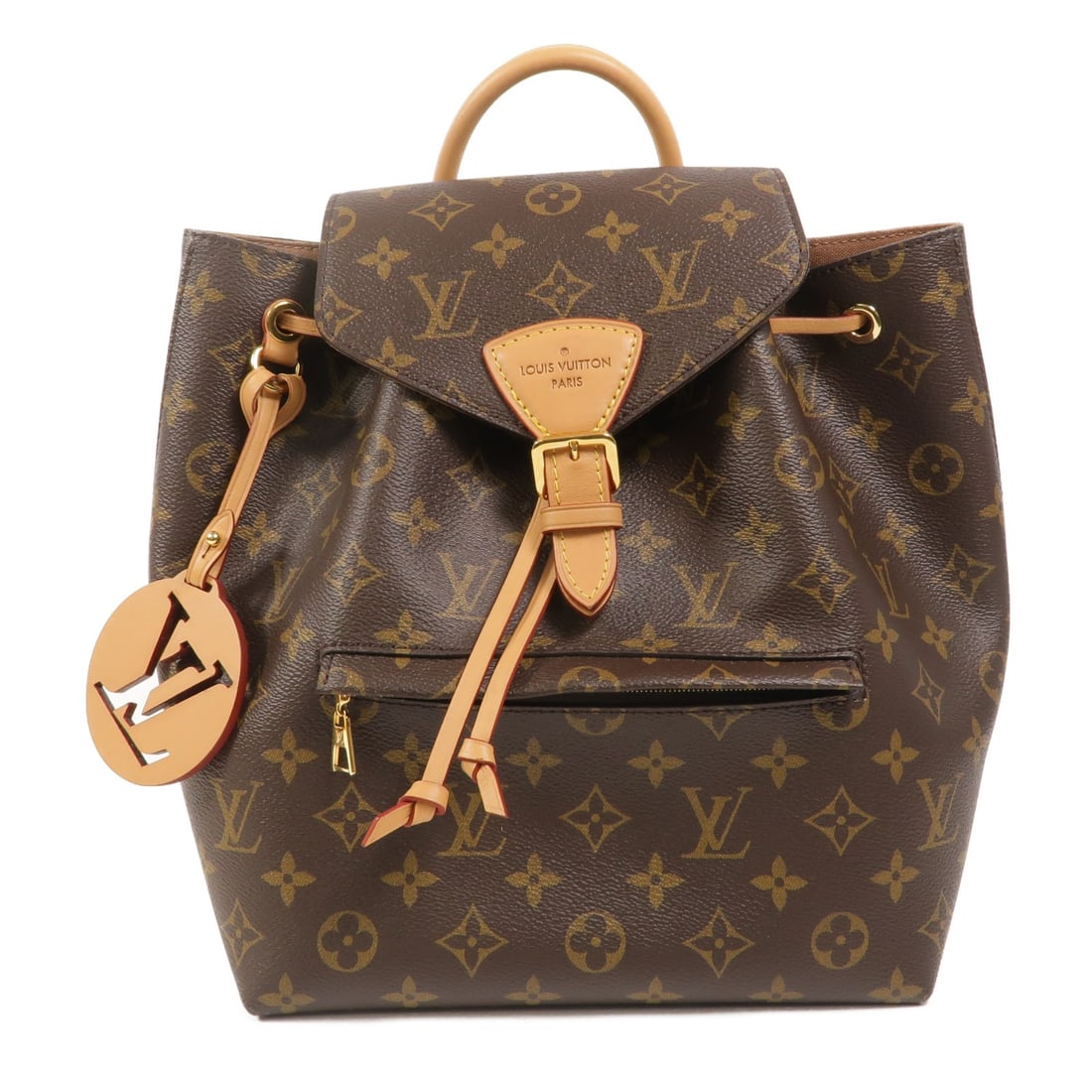 Louis Vuitton Montsouris M45501 Monogram Backpack Brown GHW (1 of 18)