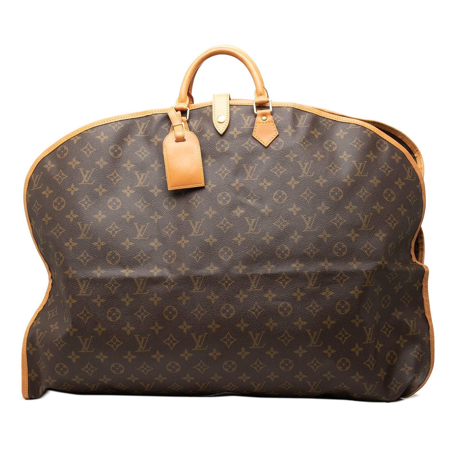 Louis Vuitton Housse Porte Habits Monogram Garment Bag: Louis Vuitton Housse Porte Habits Monogram Garment Bag Louis Vuitton Monogram Housse Porte Habits garment cover crafted with a monogram canvas body, rolled vachetta leather handles, and a top zip clos