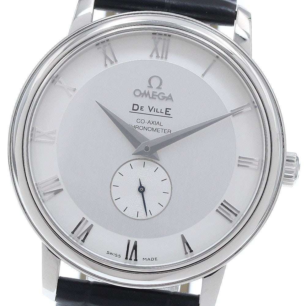 OMEGA De Ville Prestige 4813.30.01 mens automatic wristwatch: OMEGA De Ville Prestige 4813.30.01 mens automatic wristwatch OMEGA De Ville Prestige Co-Axial automatic men's wristwatch with a silver dial and small seconds display. This watch features a stainless s