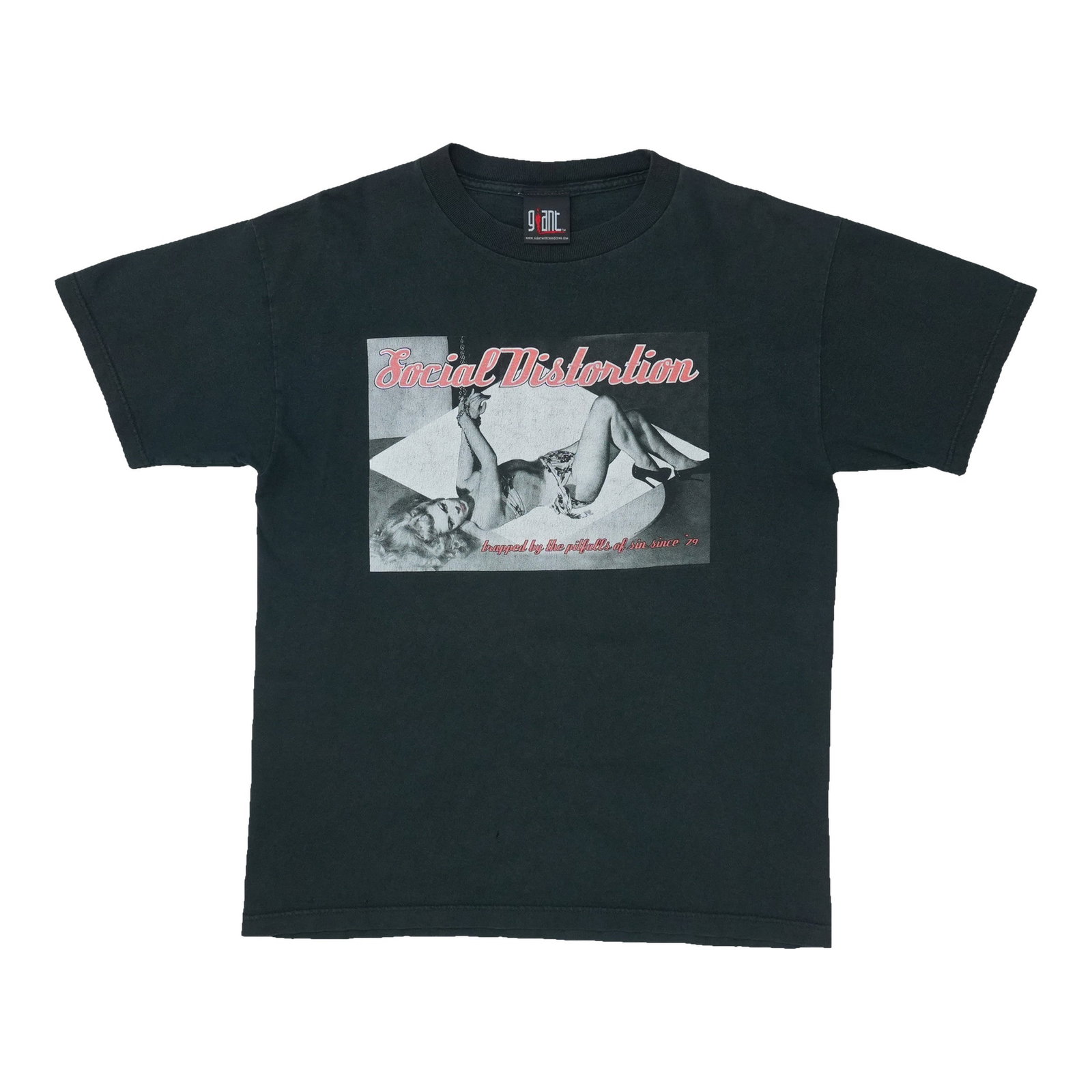 Black 2001 Social Distortion Pitfalls Of Sin T Shirt (1 of 6)