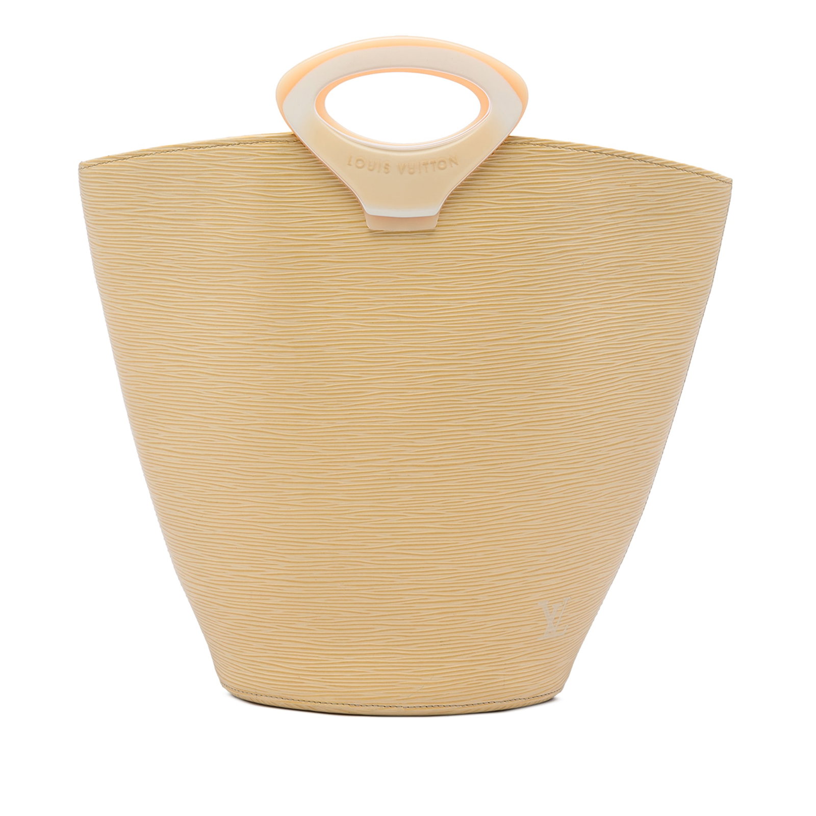 Louis Vuitton Noctambule Epi Leather Handbag with Plastic Handles: Louis Vuitton Noctambule Epi Leather Handbag with Plastic Handles The Louis Vuitton Epi Noctambule is a handbag crafted with an Epi leather body and plastic handles. It features an open top and an int