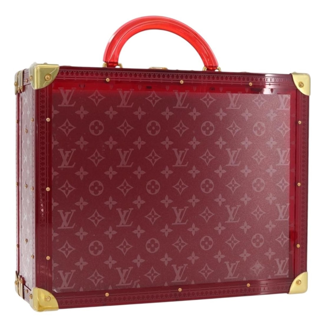 Louis Vuitton M13182 Cotoville 40 Glass Trunk Monogram Red (1 of 18)
