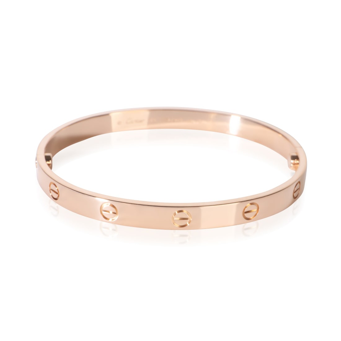 Cartier Love Bracelet 18k Rose Gold with Box Papers (1 of 6)