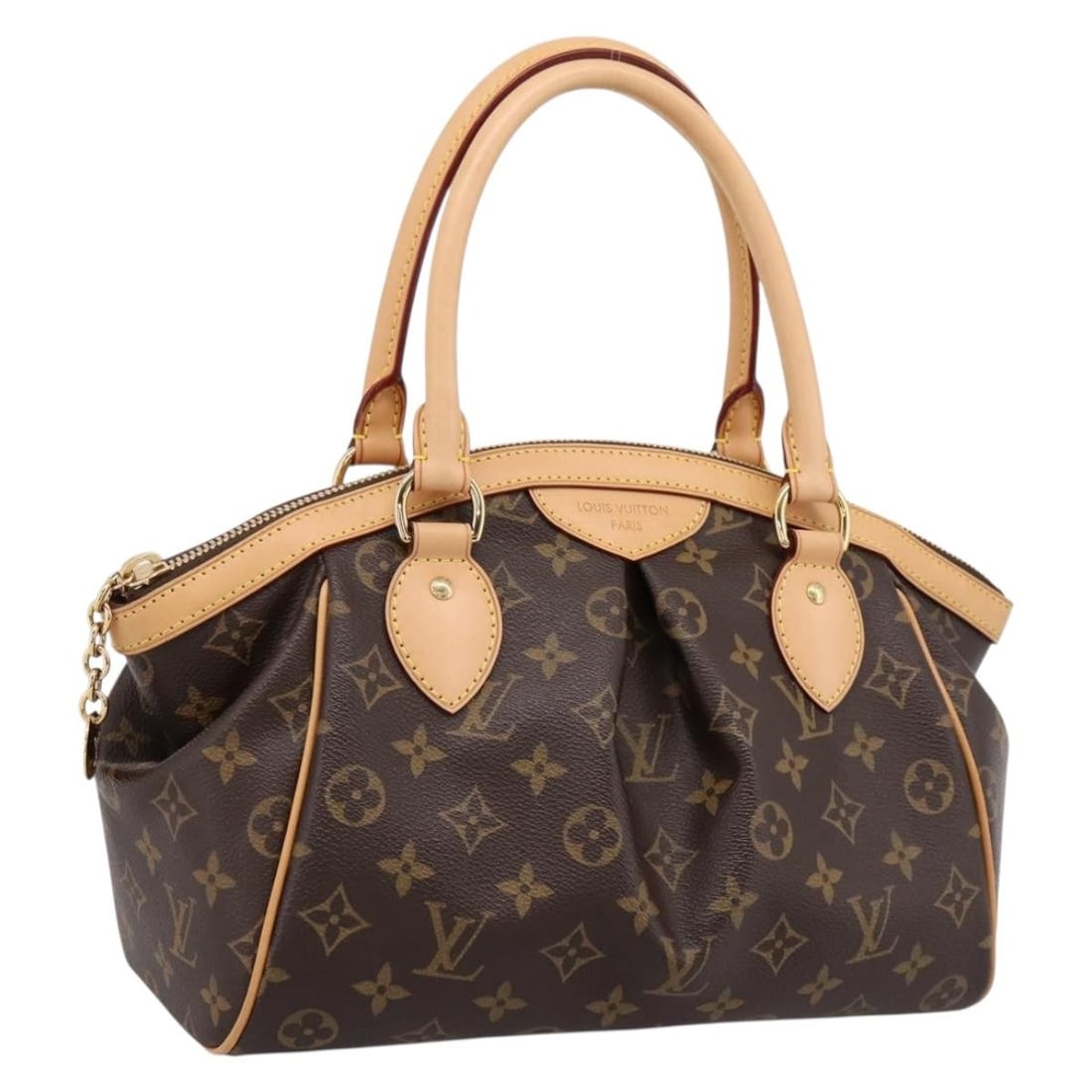 Louis Vuitton M40143 Tivoli PM Monogram Canvas Handbag: Louis Vuitton M40143 Tivoli PM Monogram Canvas Handbag Louis Vuitton Monogram Tivoli PM handbag crafted in Monogram canvas and made in France. This women's handbag includes a dust bag and presents in 