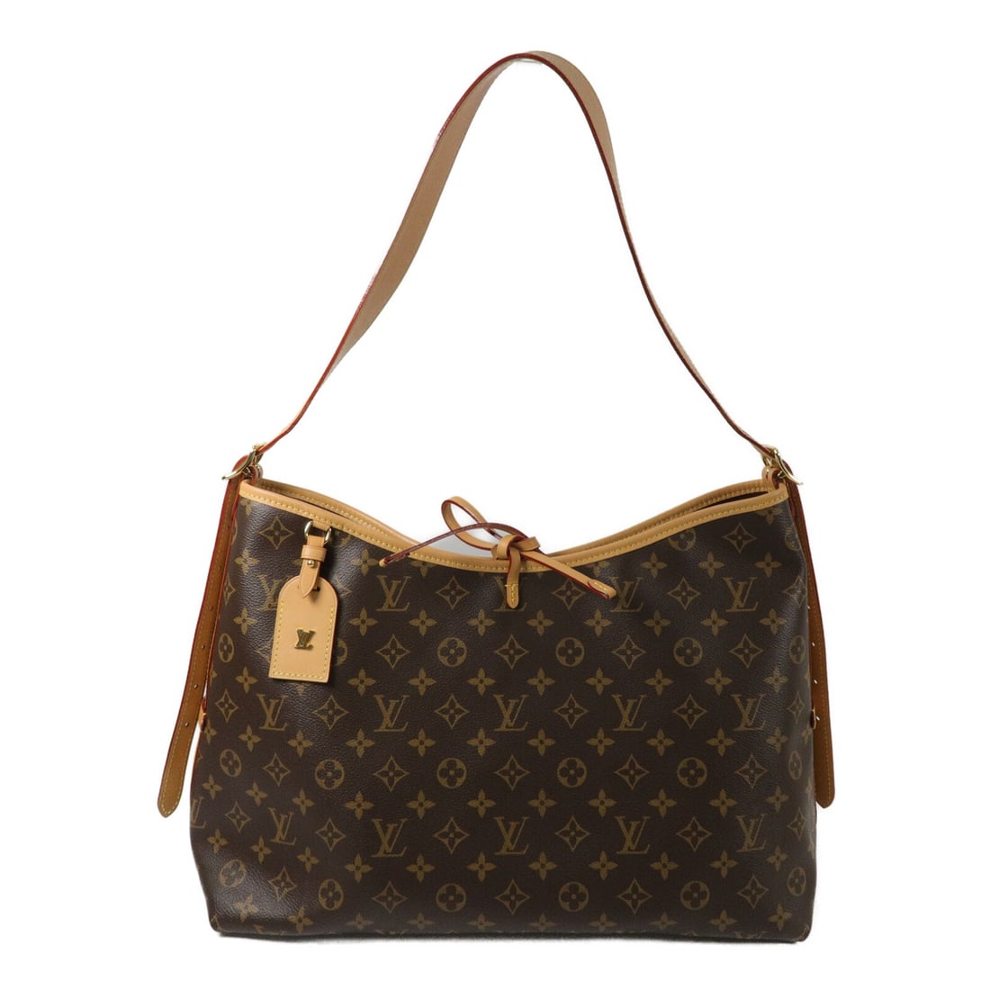 Louis Vuitton Carry All MM Monogram Shoulder Bag M46197 Brown (1 of 13)