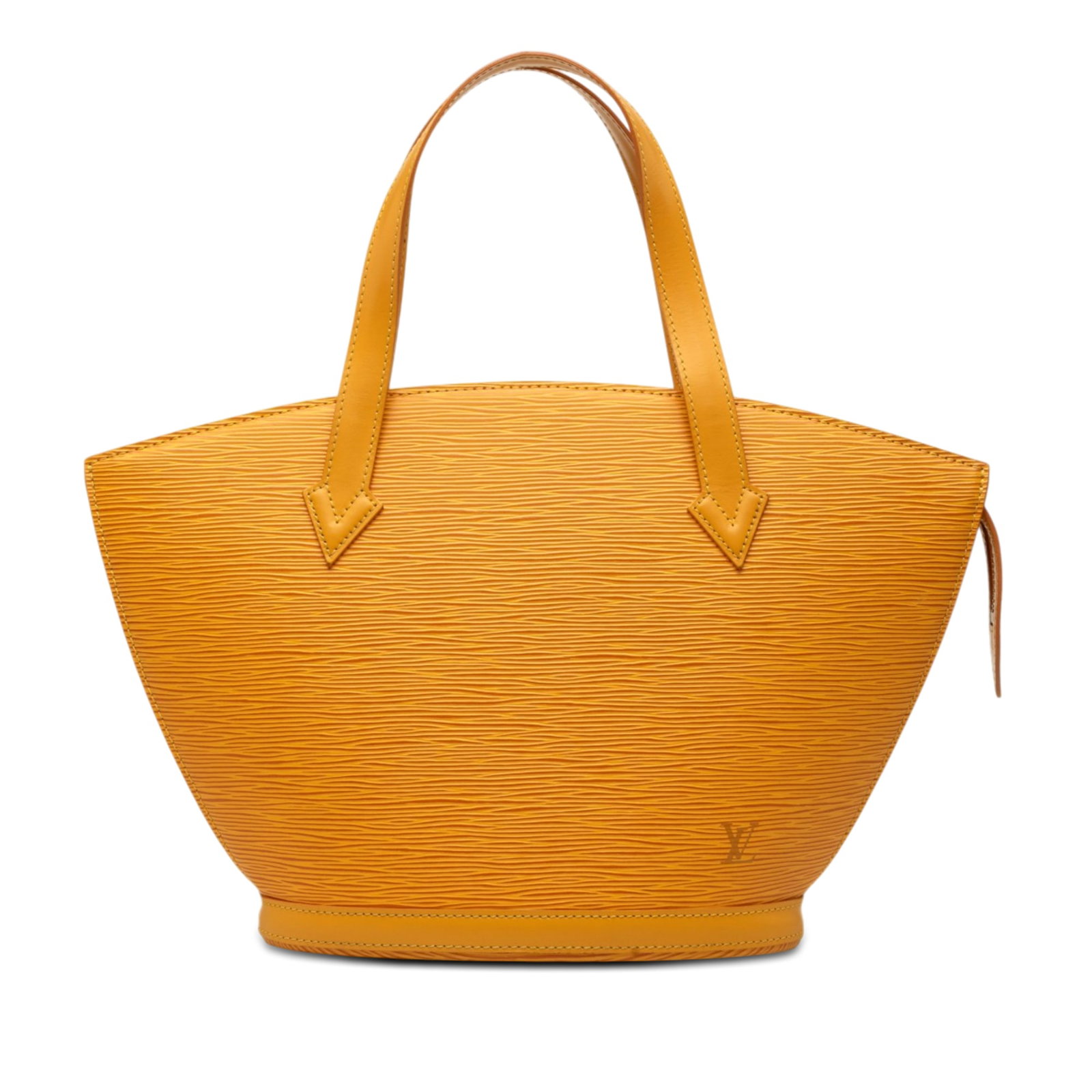 Louis Vuitton Saint Jacques PM Epi Leather Handbag Yellow: Louis Vuitton Saint Jacques PM Epi Leather Handbag Yellow Louis Vuitton Epi Saint Jacques PM Short Strap handbag crafted in yellow Epi leather with flat leather handles, a top zip closure, and an inte