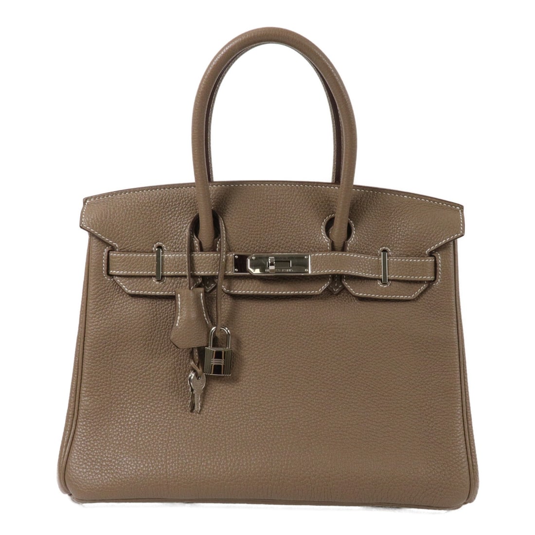 Hermes Birkin 30 Togo Calfskin Handbag Etoupe PHW (1 of 15)