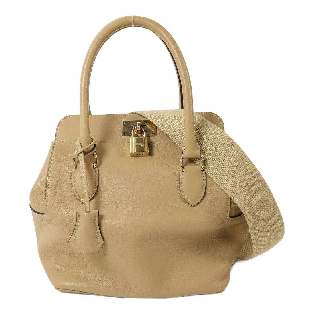 Hermes Toolbox 20 Evercolor Calfskin 2 Way Shoulder Bag Trench Cuivre (1 of 15)
