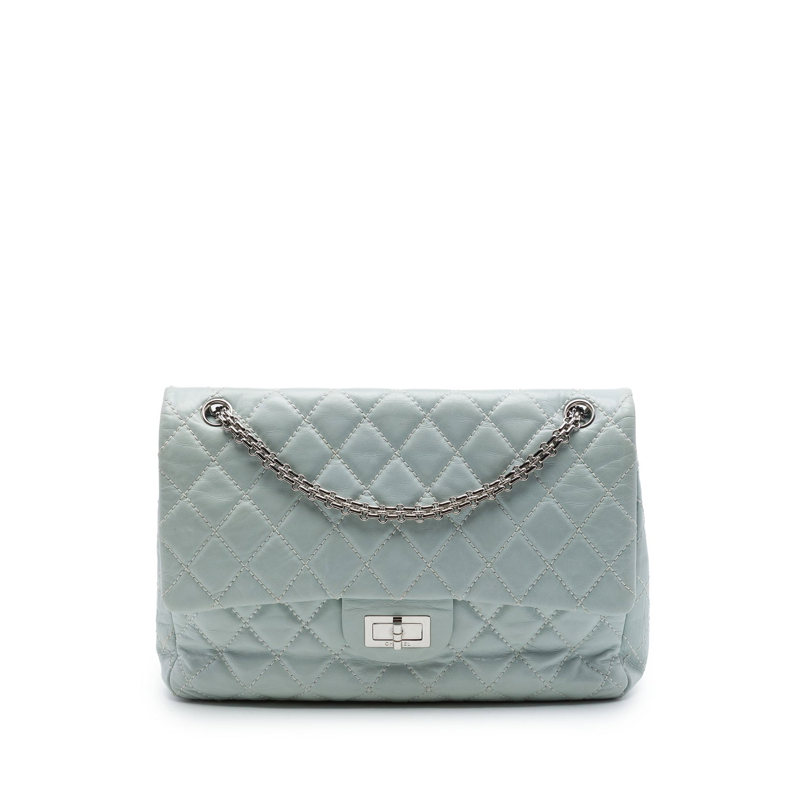 Chanel Reissue 2.55 227 quilted aged calfskin shoulder bag (1 of 6)