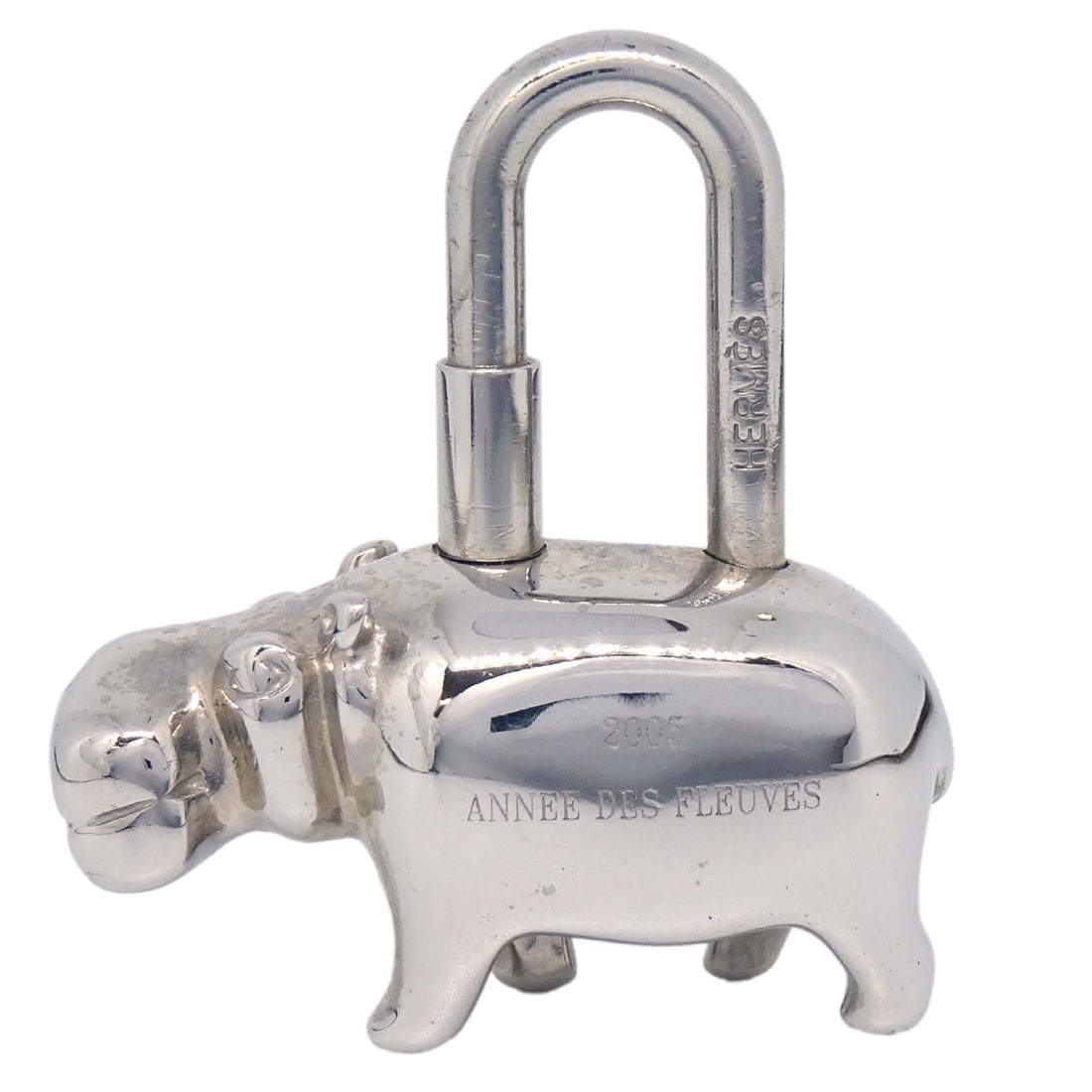Hermes Annee Des Fleuves 2005 silver plated charm (1 of 5)