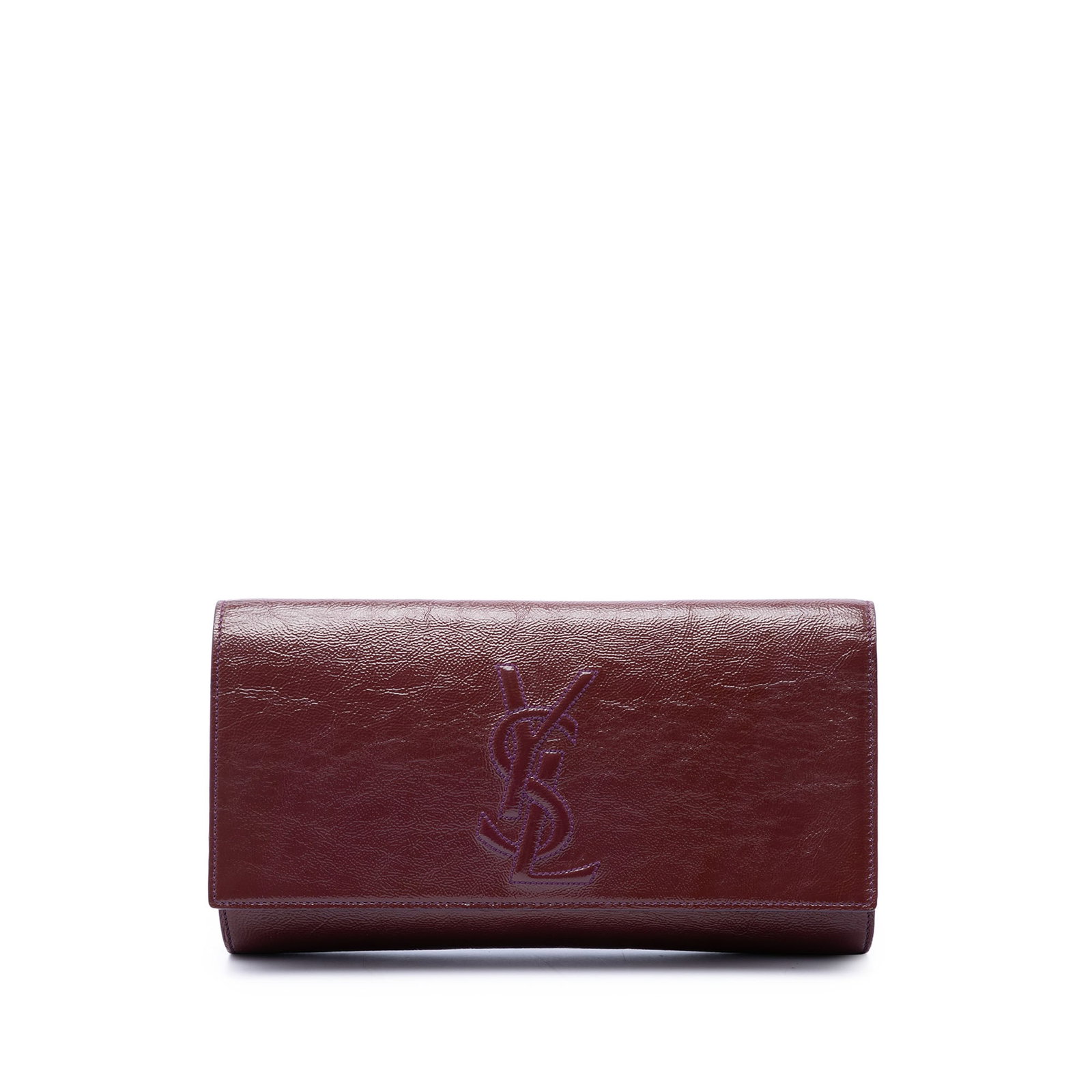Saint Laurent Belle De Jour Large Patent Leather Clutch (1 of 6)