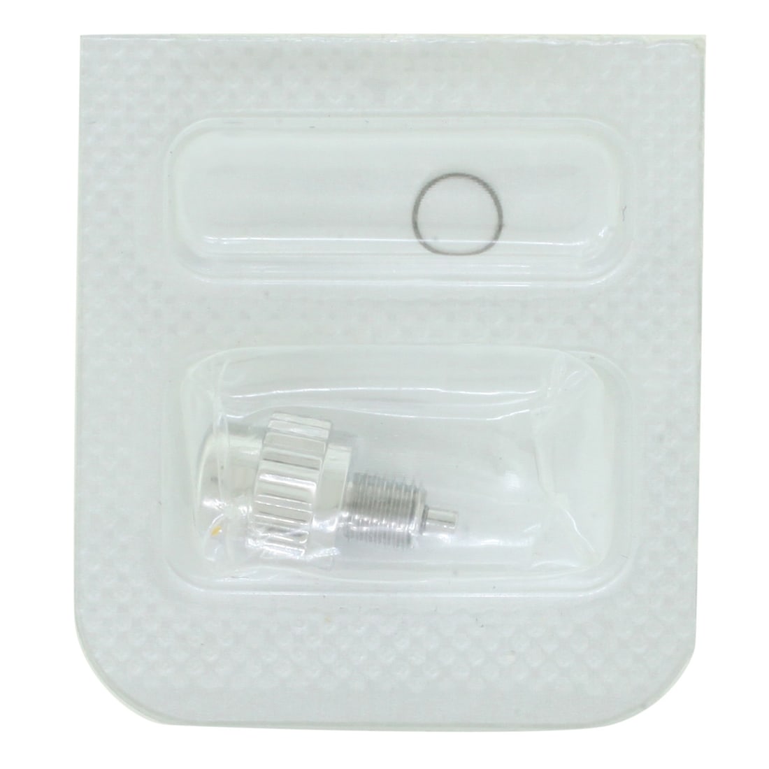Omega Seamaster stainless steel watch pusher for men's model: Omega Seamaster stainless steel watch pusher for men's model Omega Seamaster chronograph pusher for a men's watch. This unworn replacement part is designed for compatibility with Omega Seamaster model