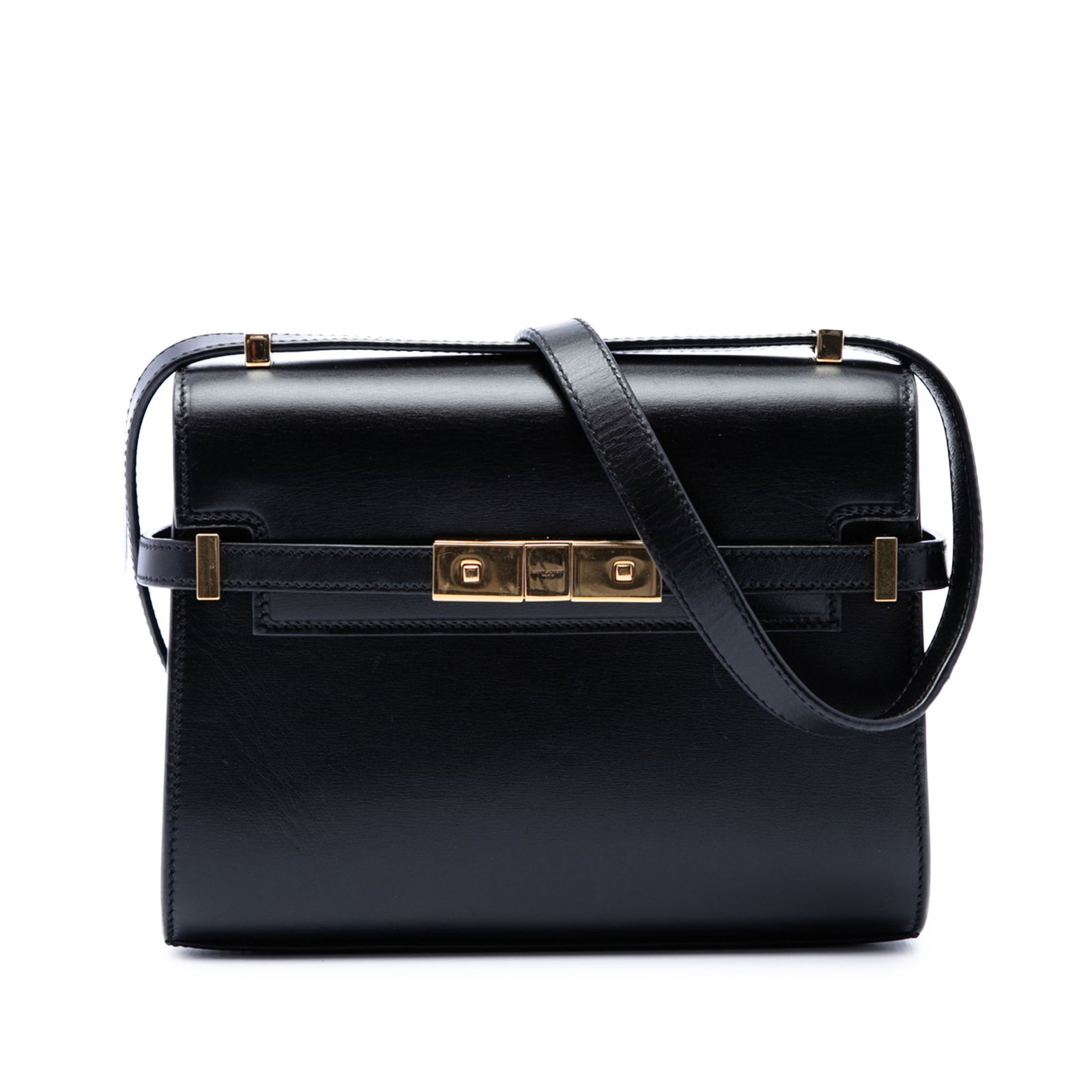 Saint Laurent Manhattan Mini Smooth Calfskin Leather Crossbody Bag (1 of 6)