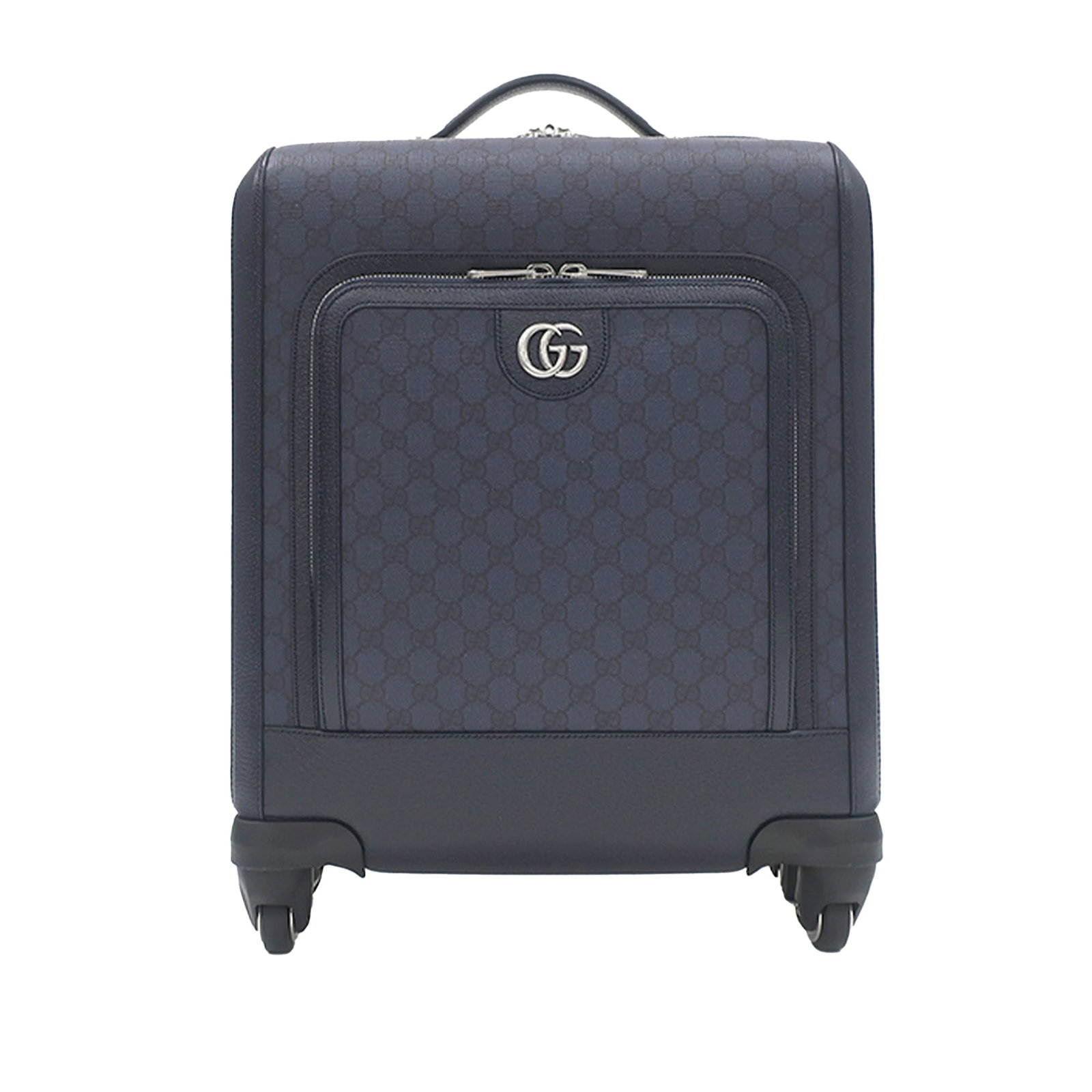 Gucci Ophidia Small GG Supreme Cabin Trolley Suitcase Blue (1 of 18)