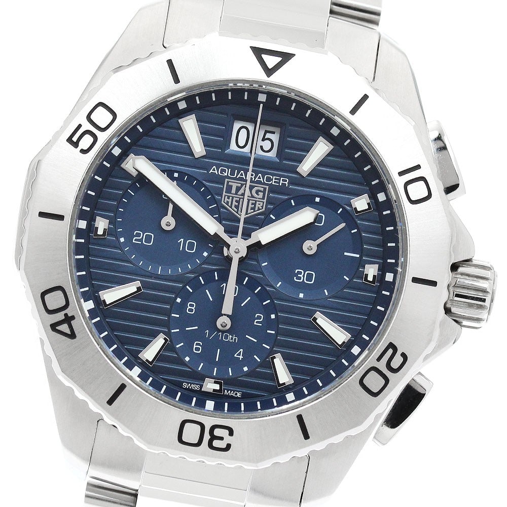 TAG HEUER Aquaracer Professional 200 Quartz Chronograph Men's Watch CBP1113.BA0627: TAG HEUER Aquaracer Professional 200 Quartz Chronograph Men's Watch CBP1113.BA0627 TAG Heuer Aquaracer Professional 200 men's wristwatch with quartz movement and a navy dial. This watch includes date,