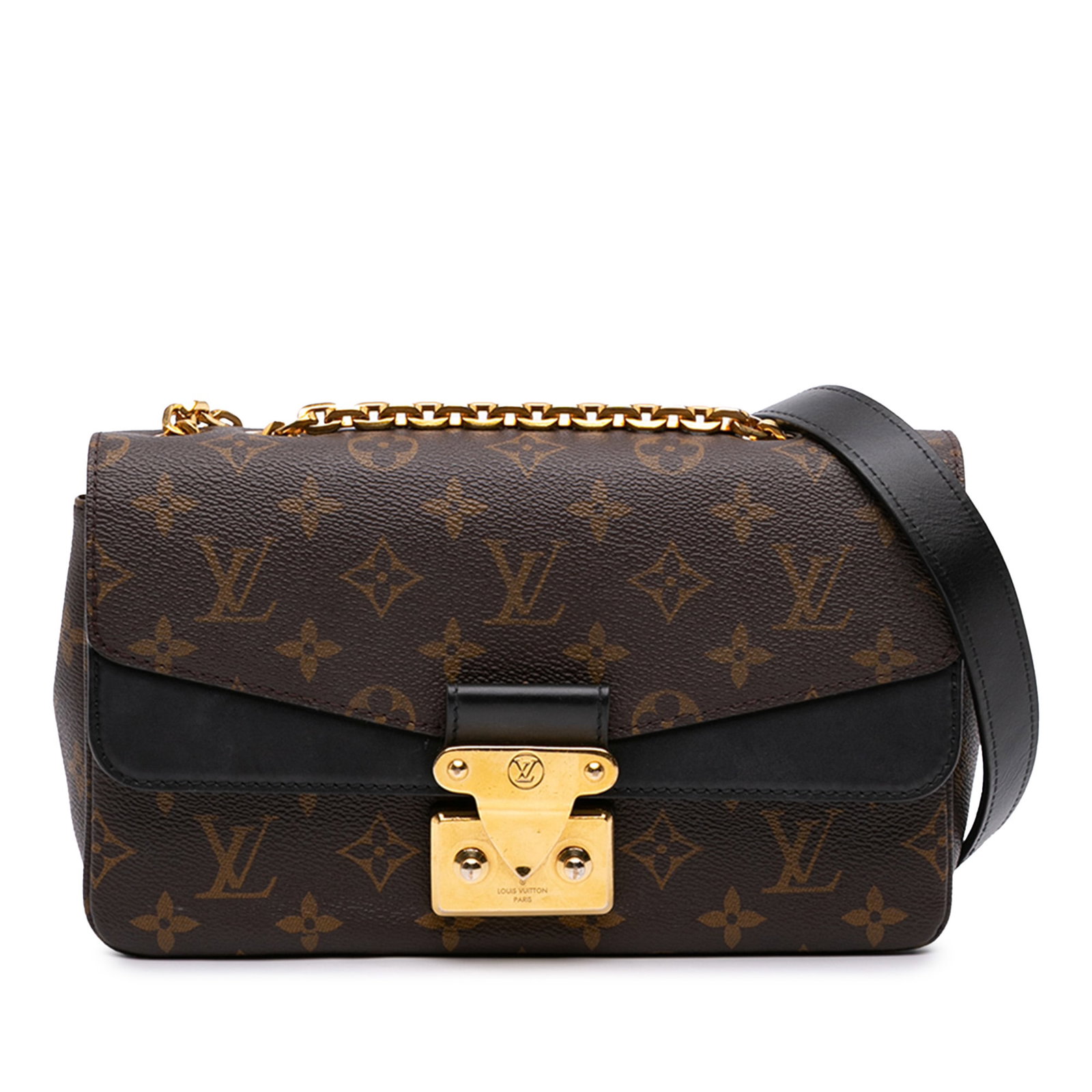 Louis Vuitton Marceau Monogram Canvas Shoulder Bag: Louis Vuitton Marceau Monogram Canvas Shoulder Bag Louis Vuitton Monogram Marceau shoulder bag crafted with a monogram canvas body and leather trim. It features a chain link strap with a leather guard