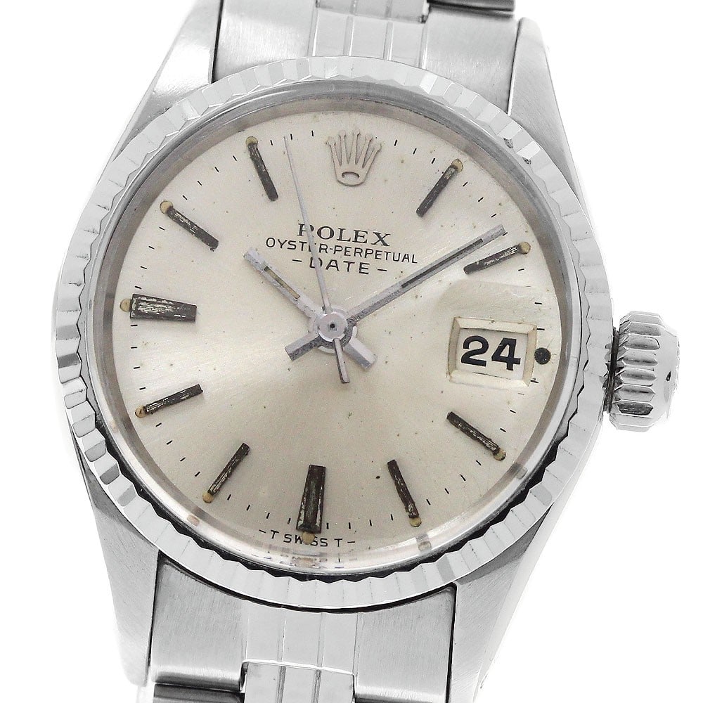 Rolex Oyster Perpetual Date 6517 Ladies Automatic Wristwatch (1 of 9)