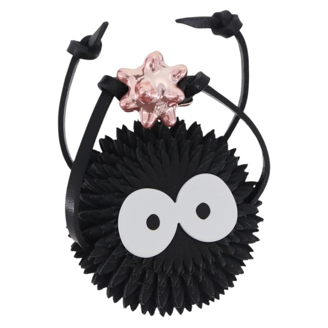 LOEWE Suswatari Leather Charm Black Howl's Moving Castle: LOEWE Suswatari Leather Charm Black Howl's Moving Castle LOEWE x Studio Ghibli Howl's Moving Castle Suswatari charm in black leather. Made in Spain, this women's charm comes with a dust bag and item b