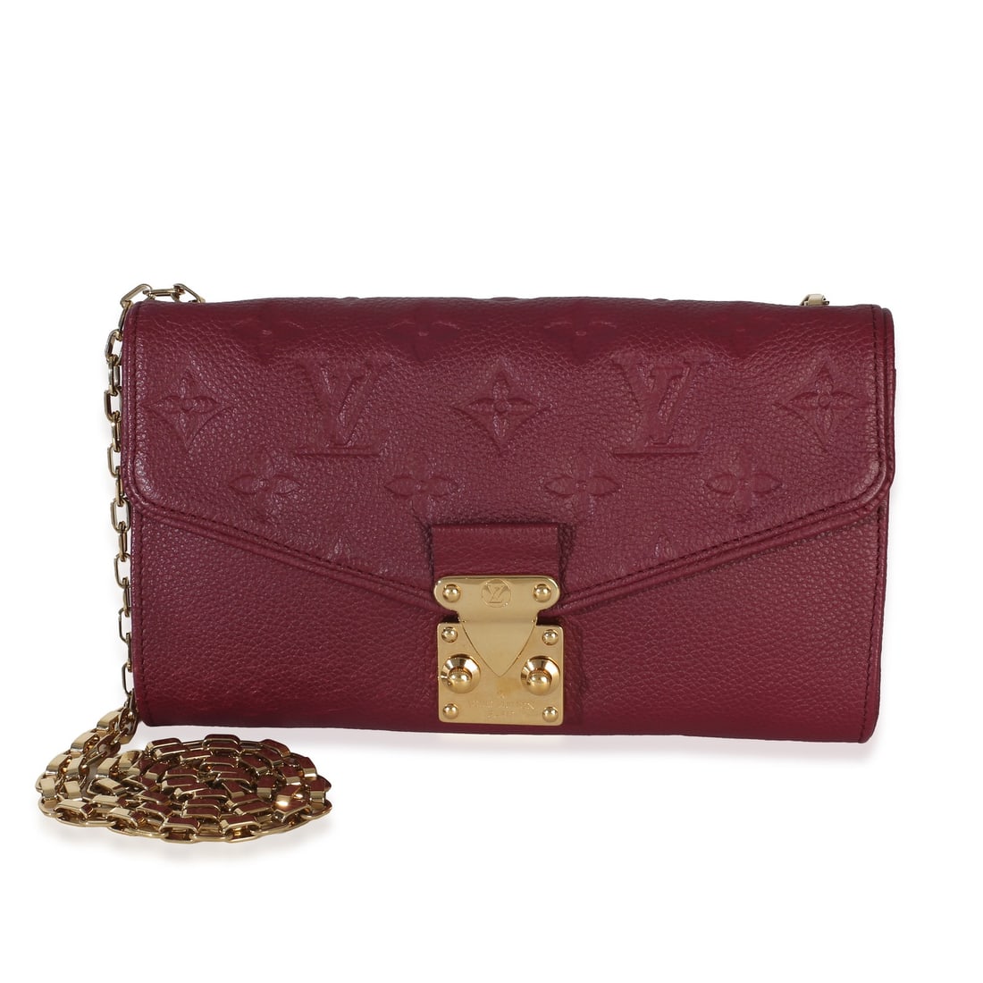 Louis Vuitton Saint Germain Pochette purple leather shoulder bag (1 of 9)