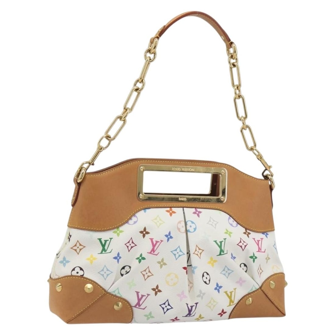 Louis Vuitton Judy MM White Monogram Multicolor Handbag M40255 (1 of 18)