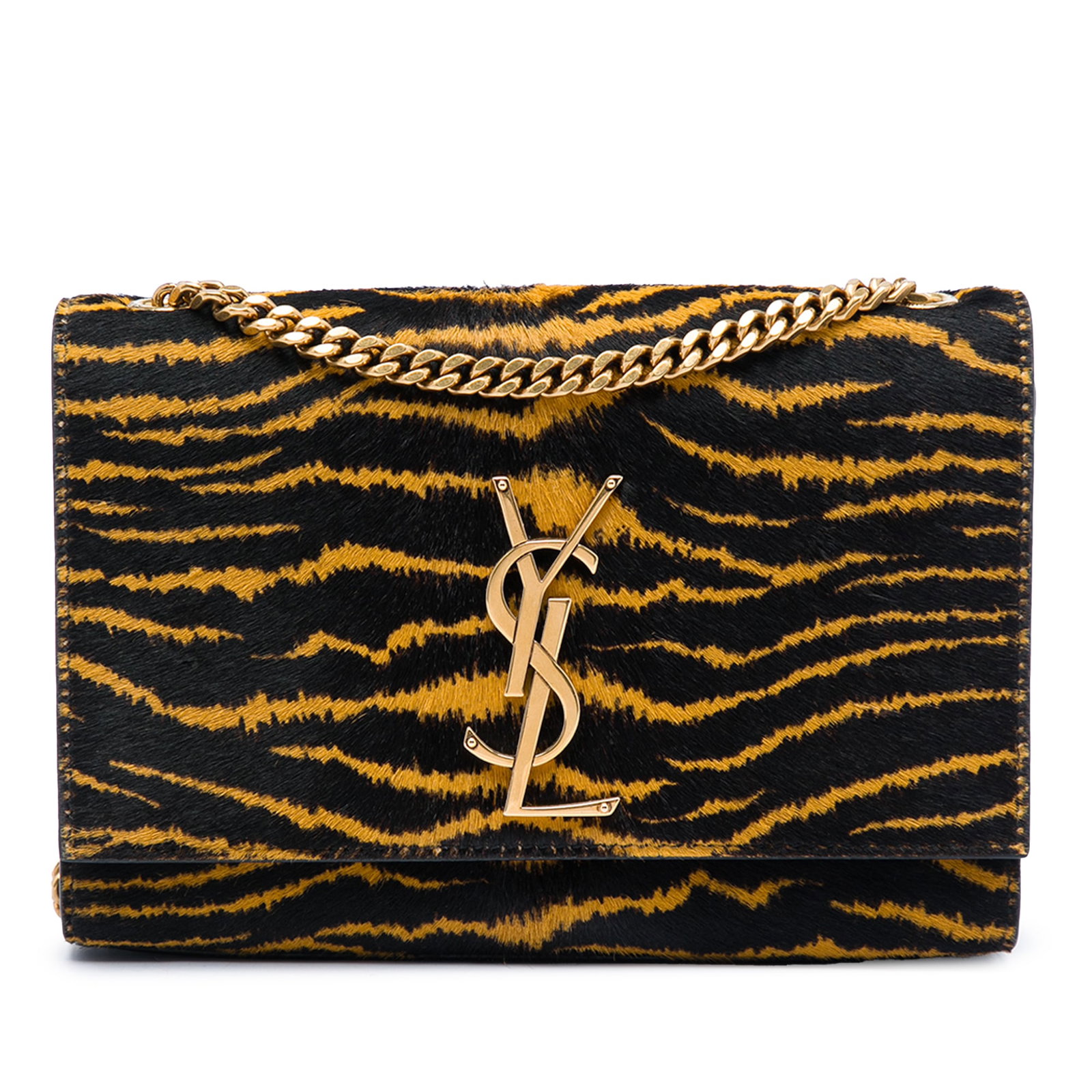 Saint Laurent Kate Tiger Print Pony Hair Crossbody Bag (1 of 6)