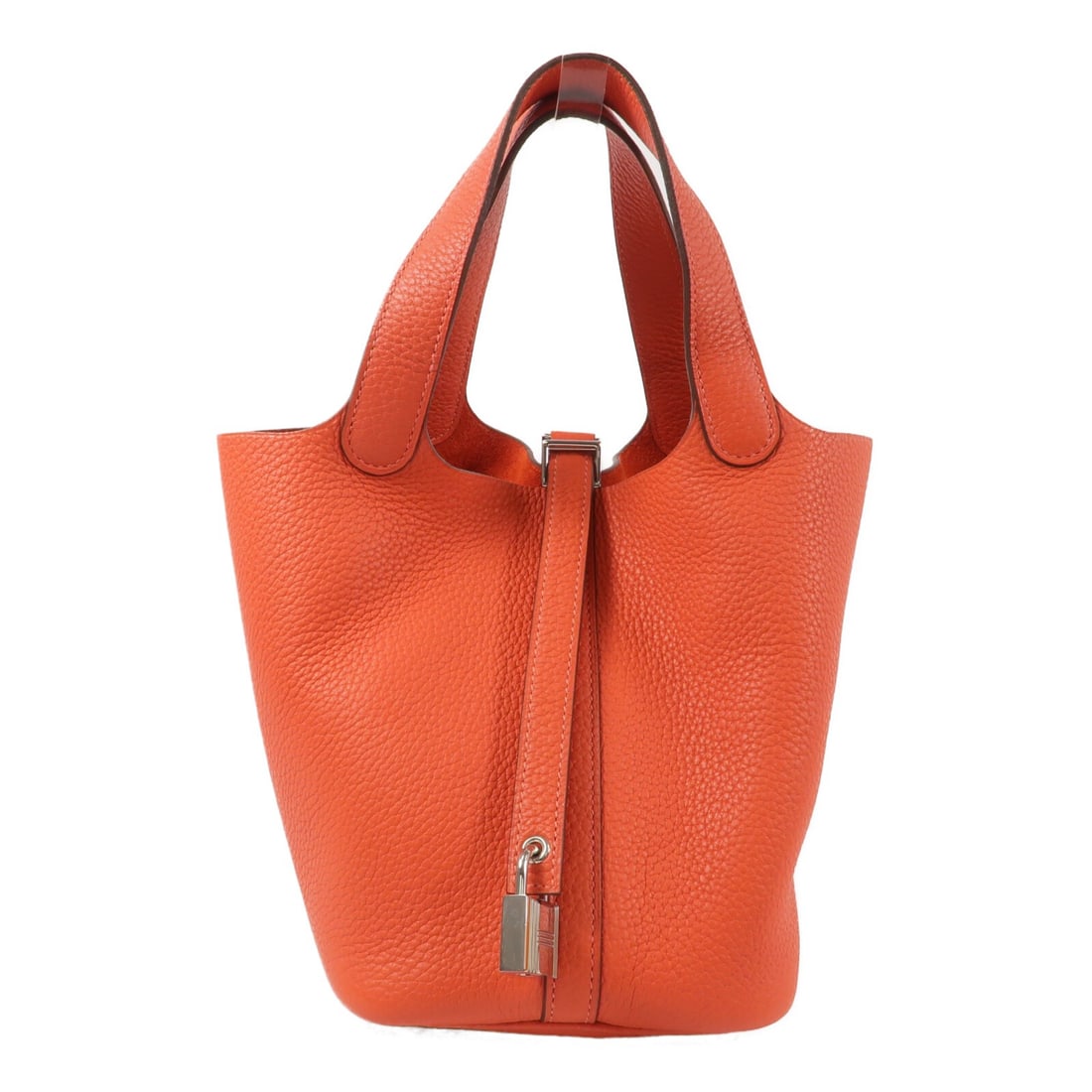 Hermes Picotin PM Taurillon Clemence Red Tote Bag PHW: Hermes Picotin PM Taurillon Clemence Red Tote Bag PHW Hermes Picotin PM tote bag in Rouge Pivoine Taurillon Clemence leather with palladium-tone hardware. Made in France, this women's tote features a 