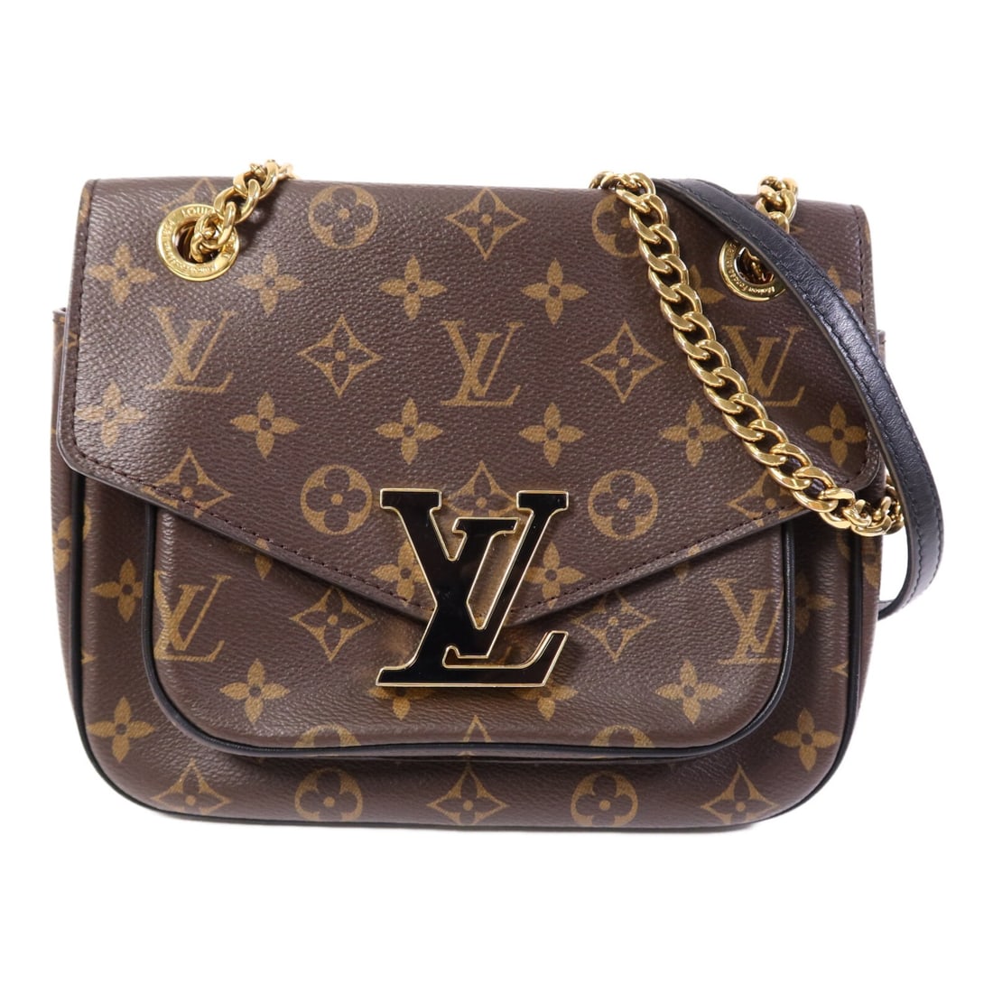 Louis Vuitton Passy M45592 Monogram Shoulder Bag Brown: Louis Vuitton Passy M45592 Monogram Shoulder Bag Brown Louis Vuitton Passy shoulder bag in brown monogram and PVC coated canvas. It features a magnetic pocket, one outside open pocket, two inside open