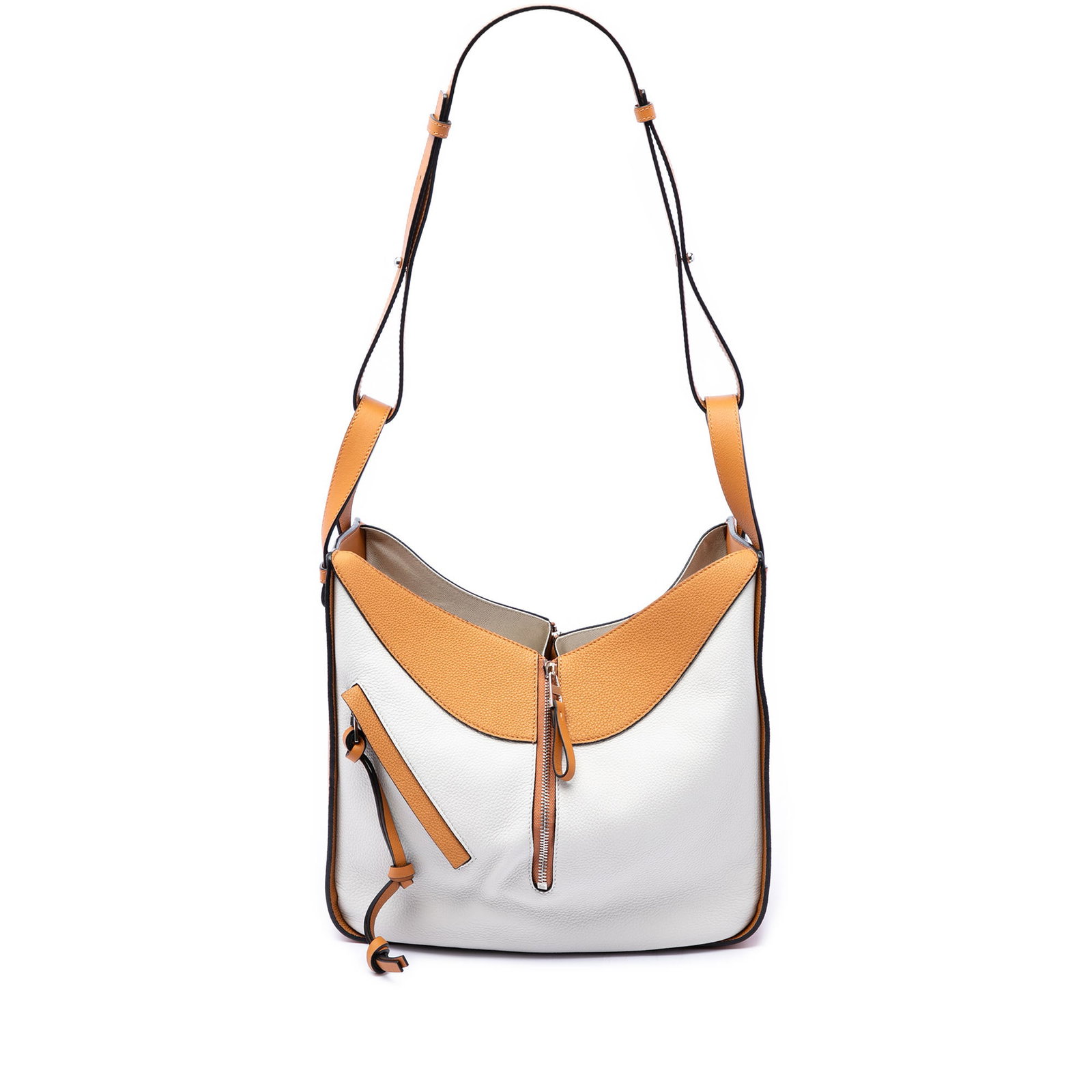 LOEWE Hammock Medium Bicolor Grained Calfskin Leather Satchel (1 of 7)