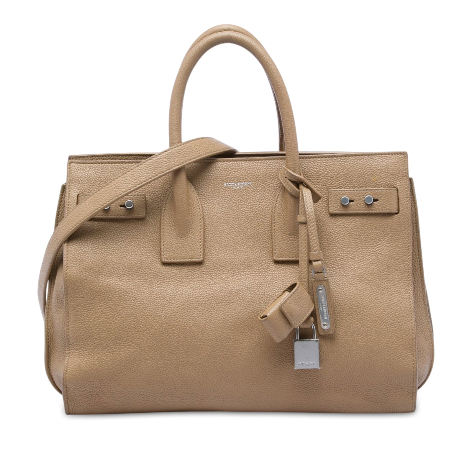 Saint Laurent Sac De Jour Small Grained Calfskin Leather Satchel (1 of 7)