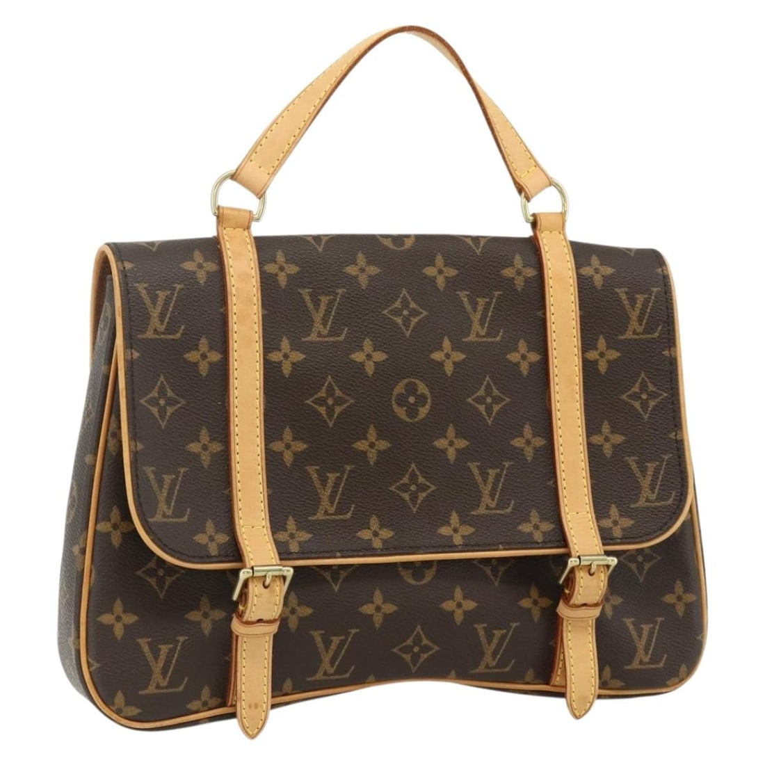 Louis Vuitton M51158 Marelle Sac A Dos Monogram Canvas Shoulder Bag: Louis Vuitton M51158 Marelle Sac A Dos Monogram Canvas Shoulder Bag Louis Vuitton Marelle Sac A Dos shoulder bag in Monogram canvas, made in France. This women's bag shows reasonable wear and tear wit