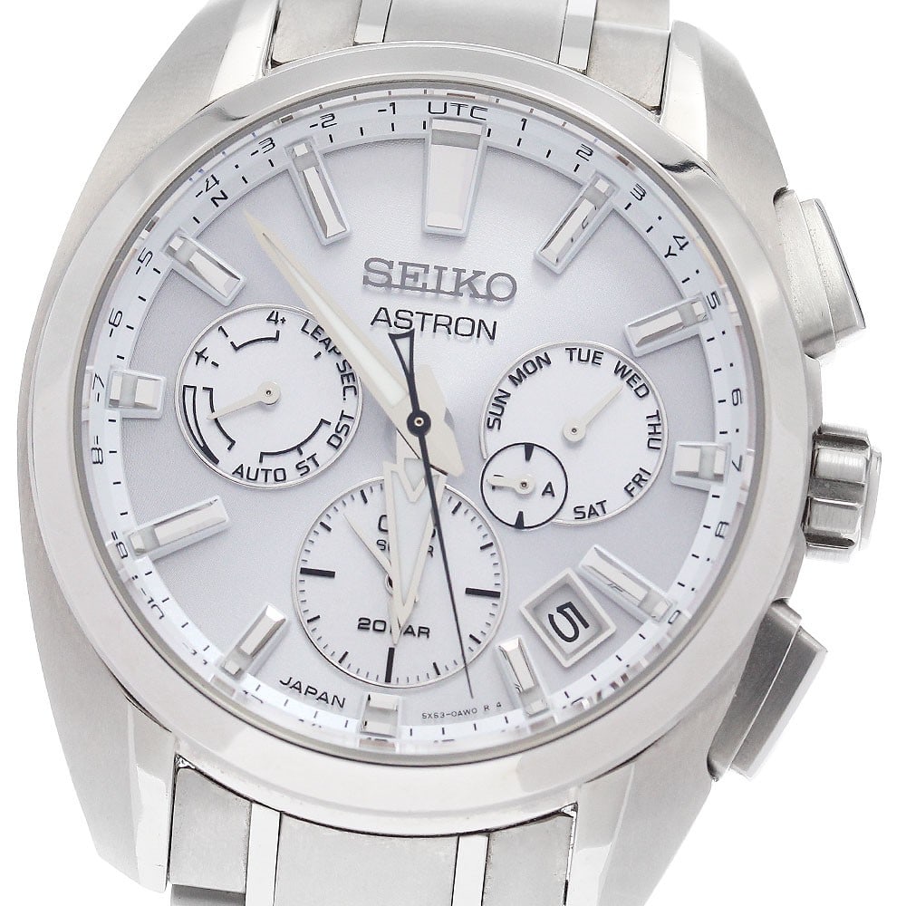 SEIKO Astron Global Line Sport SBXC063 5X53-0AV0 Titanium Men's Watch: SEIKO Astron Global Line Sport SBXC063 5X53-0AV0 Titanium Men's Watch Seiko Astron Global Line Sport men's wristwatch with a solar radio-controlled movement and multifunction day-date display. This Ja