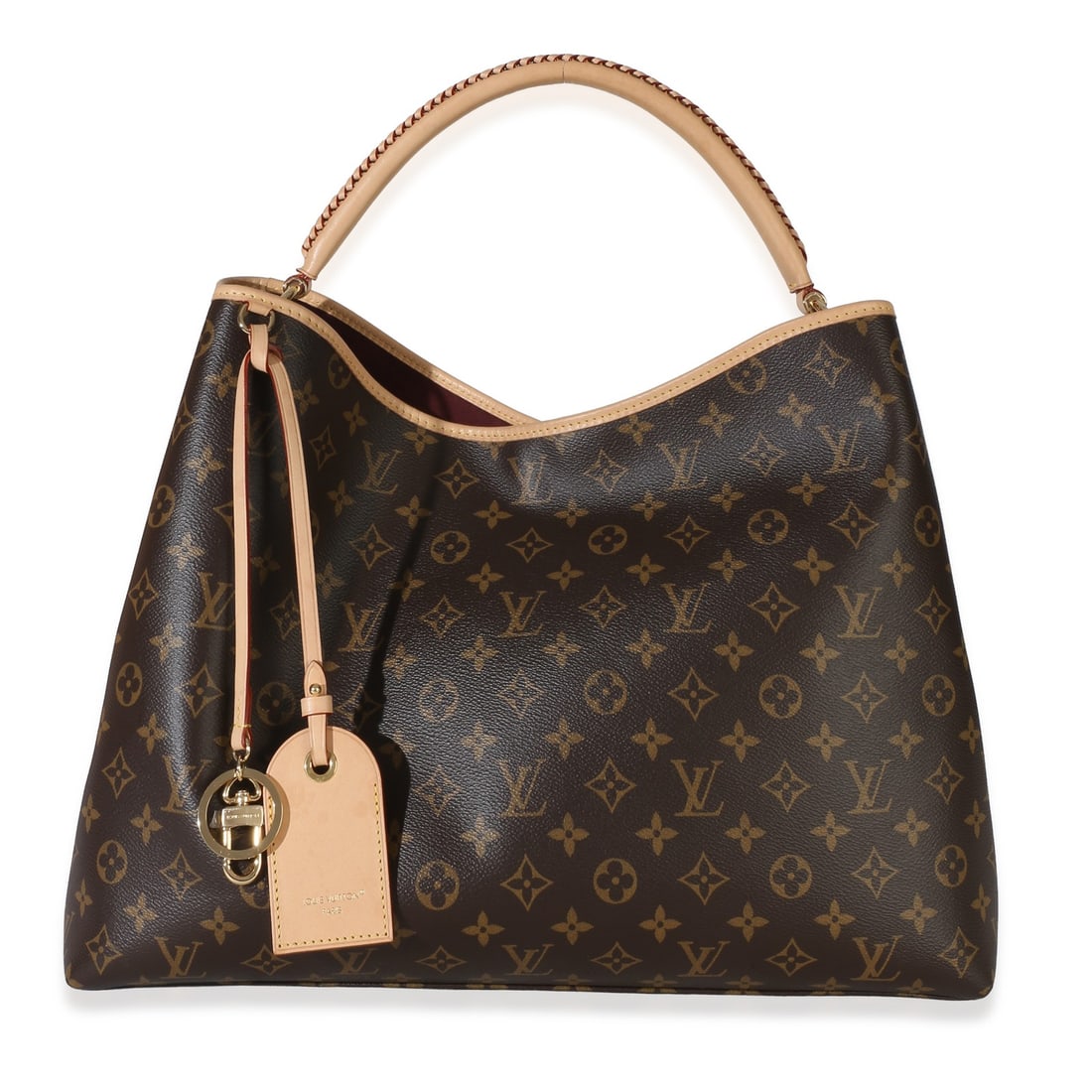 Louis Vuitton Monogram Canvas Again top handle bag with box dustbag: Louis Vuitton Monogram Canvas Again top handle bag with box dustbag Pre-owned Louis Vuitton Monogram Canvas Again bag in multicolor canvas with a top handle design and magnetic snap closure. The bag f