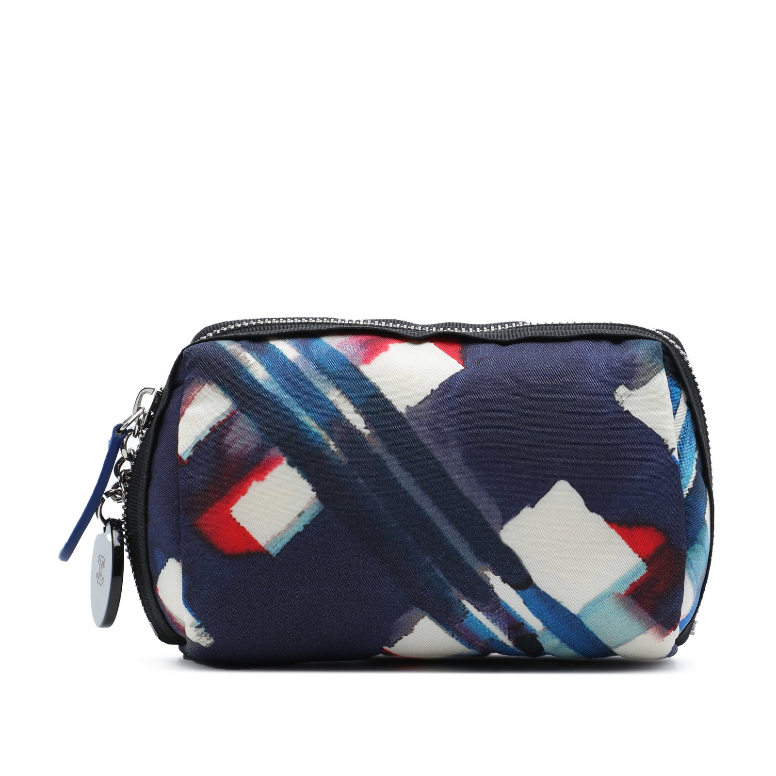 Chanel Airline Printed Canvas Cosmetic Pouch Blue (1 of 6)