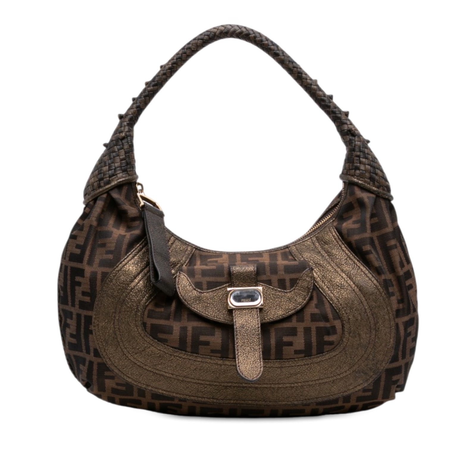 Fendi Spy Hobo Bag in Brown Zucca Canvas (1 of 6)