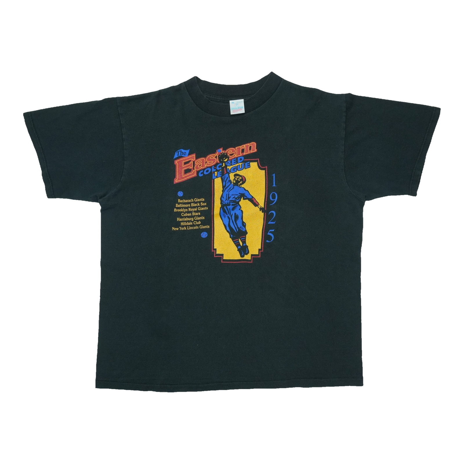 Black 1990s Negro Leagues Eastern Colored League 1925 T Shirt XL (1 of 4)