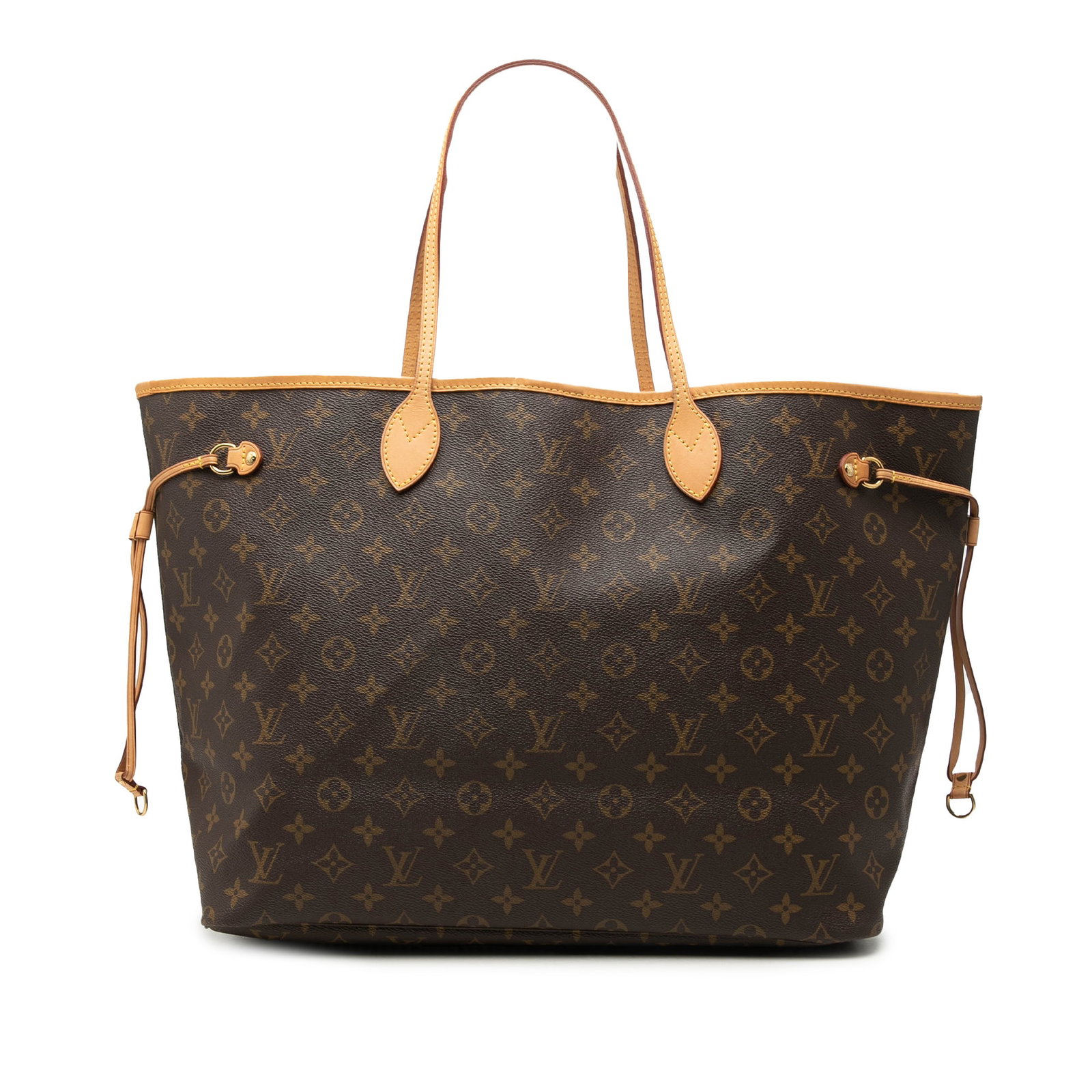 Louis Vuitton Neverfull GM Monogram Canvas Tote Bag: Louis Vuitton Neverfull GM Monogram Canvas Tote Bag Louis Vuitton Monogram Neverfull GM tote bag crafted with a monogram canvas body and vachetta leather trim. It features flat vachetta leather handle