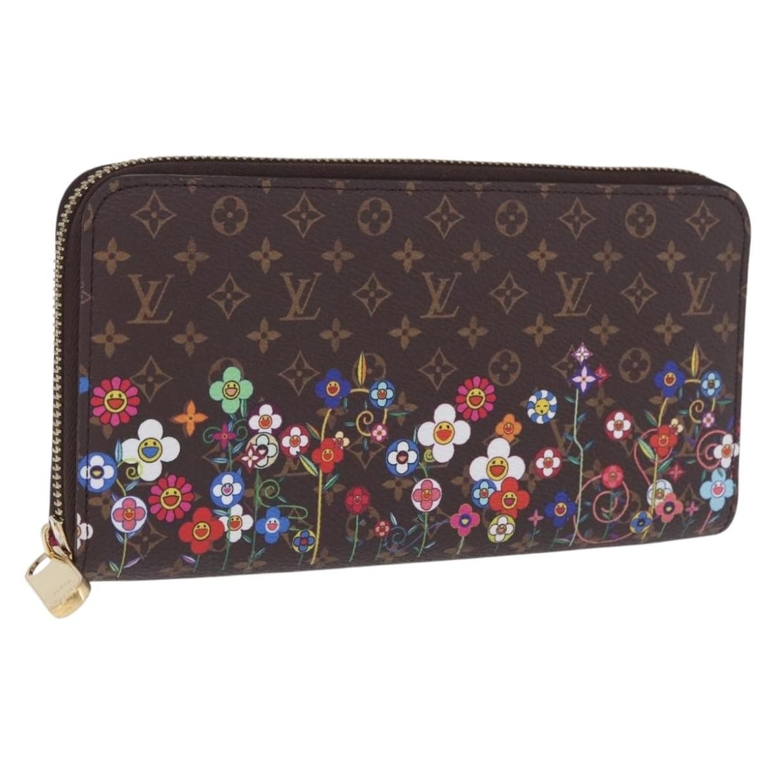 Louis Vuitton M14162 Takashi Murakami Monogram Long Wallet: Louis Vuitton M14162 Takashi Murakami Monogram Long Wallet Louis Vuitton Monogram Takashi Murakami Zippy Wallet M14162 in monogram canvas. This women's long wallet is made in France and includes a dus