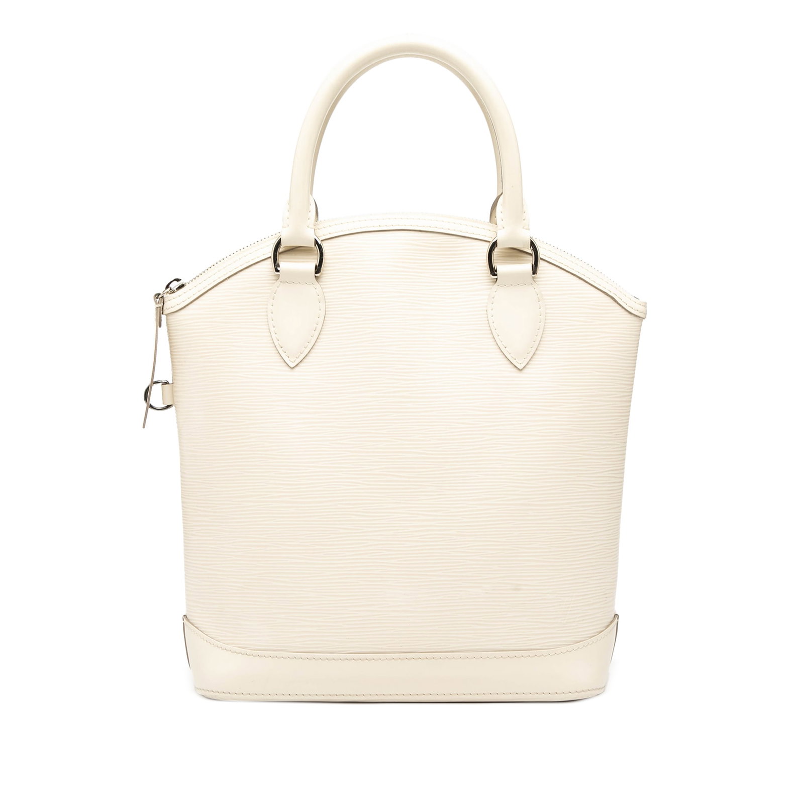 Louis Vuitton Epi Lockit Vertical Leather Bag White: Louis Vuitton Epi Lockit Vertical Leather Bag White Discover the elegant Louis Vuitton Epi Lockit Vertical, crafted from durable epi leather in a classic white color. This stylish bag features rolled 