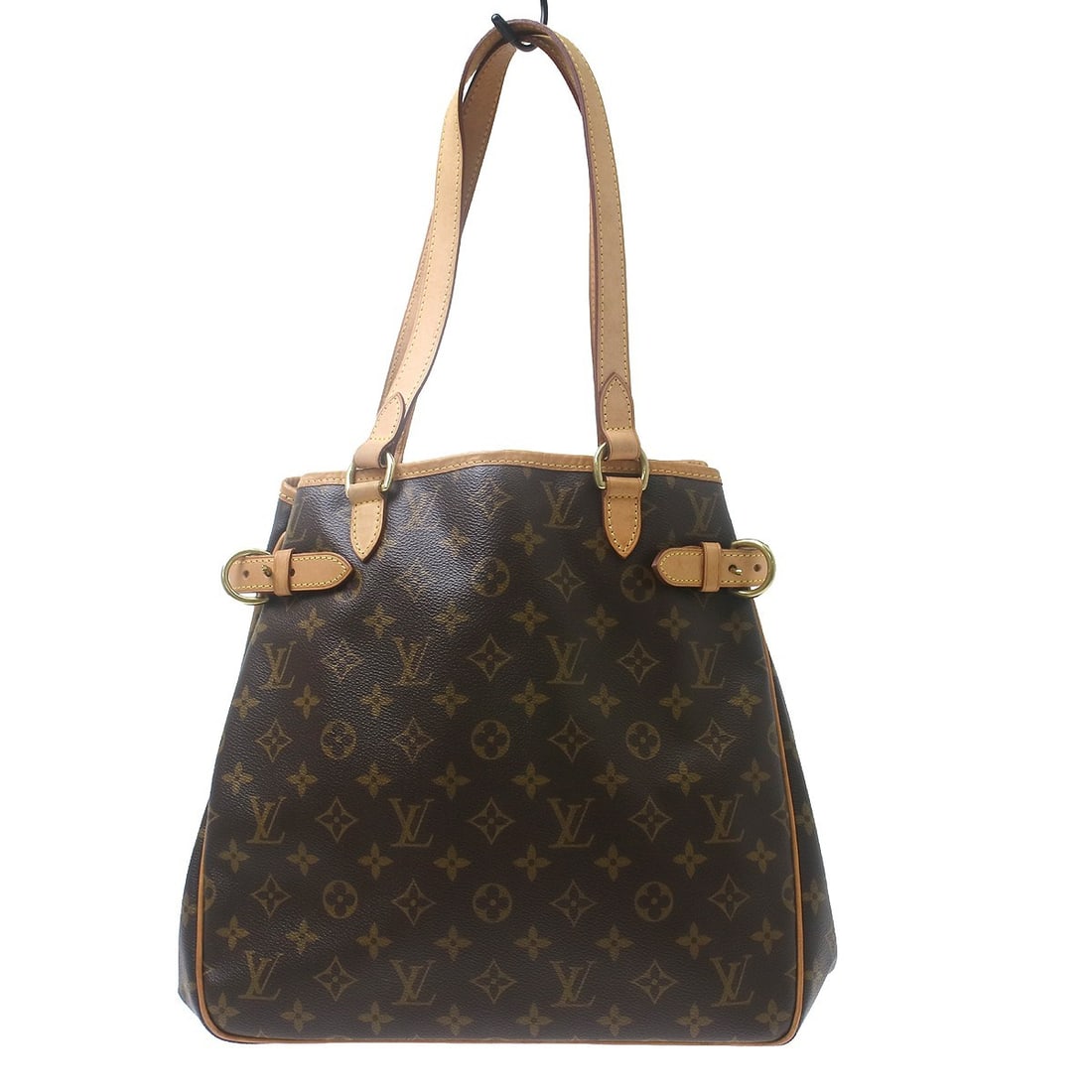 Louis Vuitton Batignolles Vertical Monogram Tote Bag M51153: Louis Vuitton Batignolles Vertical Monogram Tote Bag M51153 Vintage Louis Vuitton Batignolles Vertical tote bag in brown Monogram canvas with leather trim and double handles. This medium tote features