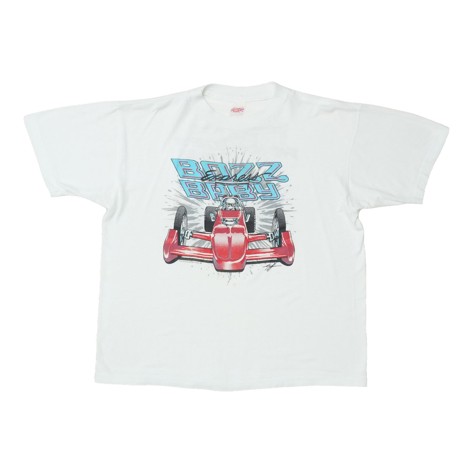 Vintage 1988 Bazz Baby Racing Dragster T Shirt Large (1 of 6)