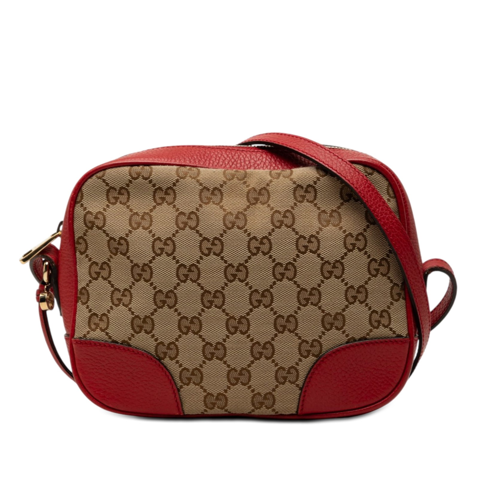 Gucci Bree GG Canvas Crossbody Bag Beige Leather Trim: Gucci Bree GG Canvas Crossbody Bag Beige Leather Trim Gucci Bree crossbody bag in beige GG canvas with leather trim. This crossbody style features a flat leather strap, top zip closure, and interior s