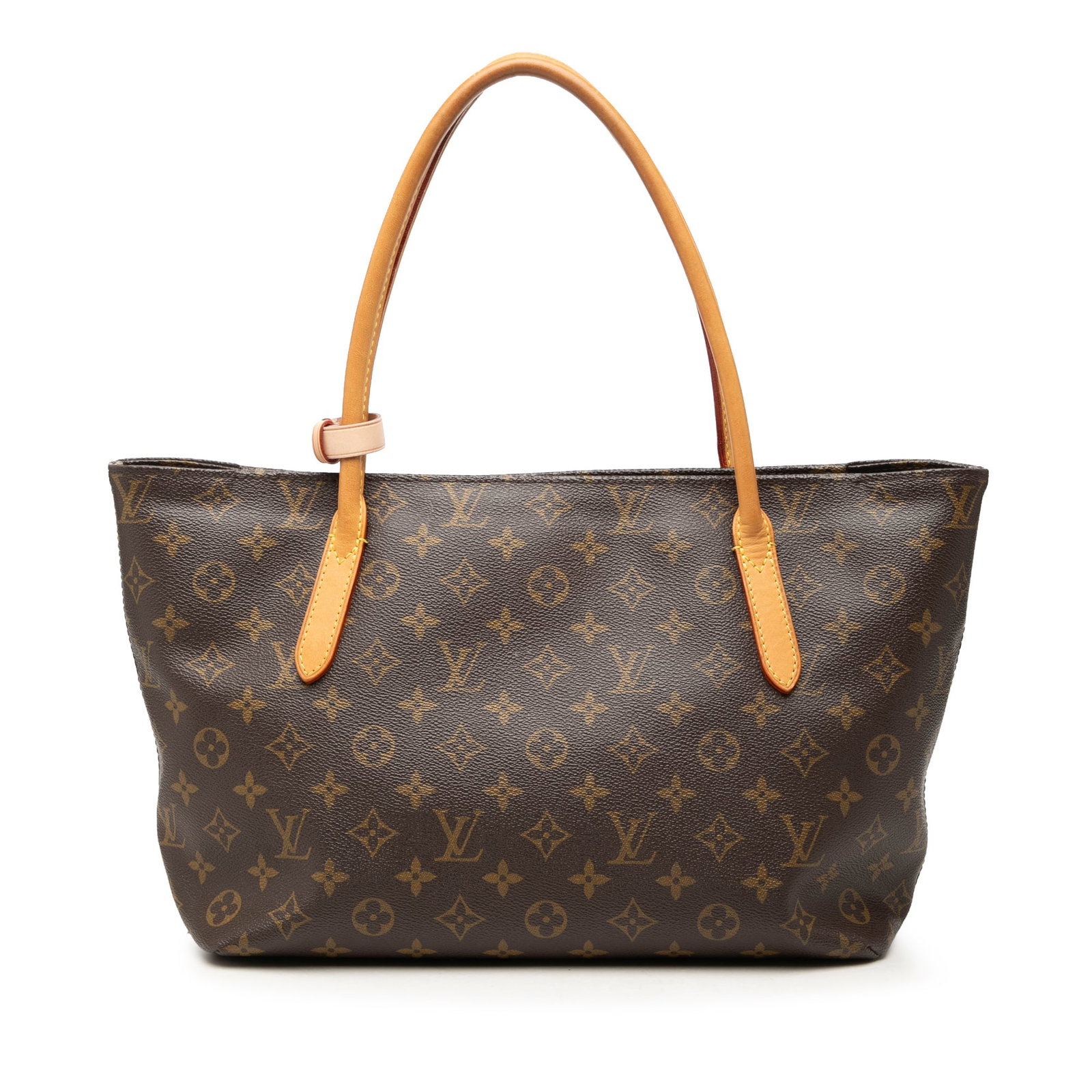 Louis Vuitton Raspail PM Monogram Canvas Tote Bag: Louis Vuitton Raspail PM Monogram Canvas Tote Bag Louis Vuitton Monogram Raspail PM tote bag crafted with a monogram canvas body, rolled vachetta leather handles, a top zip closure, and an interior zi