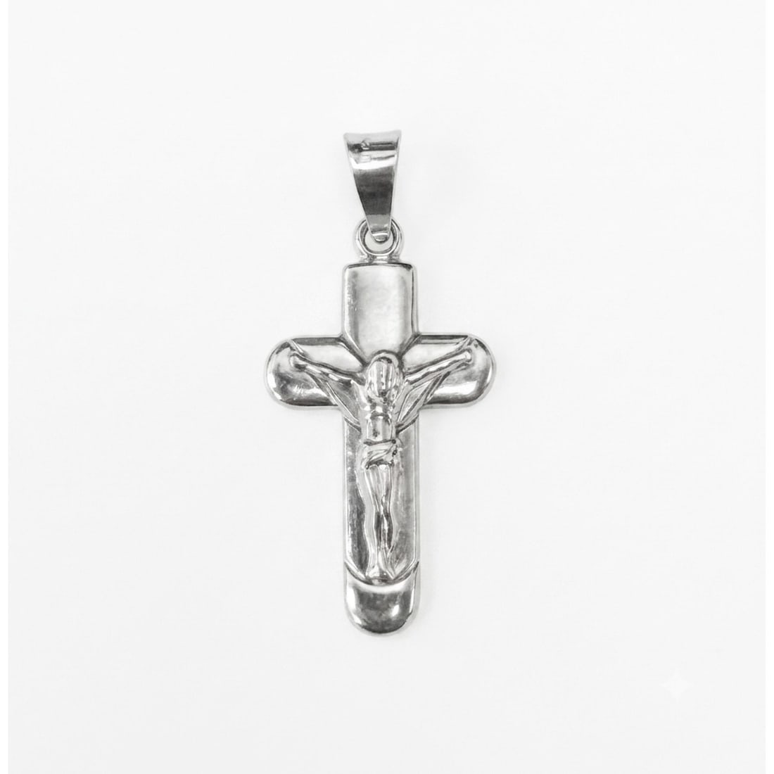 14K White Gold Cross Pendant by Rachel Koen (1 of 4)