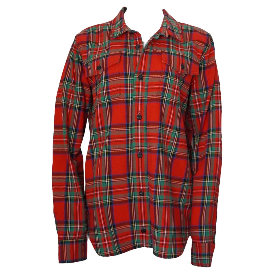 Off-White SS13 Red Plaid Flannel Shirt Size M (1 of 11)